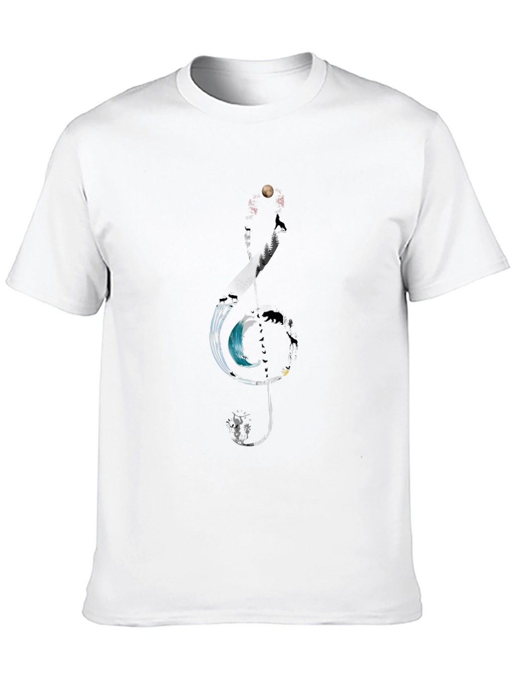 Nature Treble Clef Graphic Tee