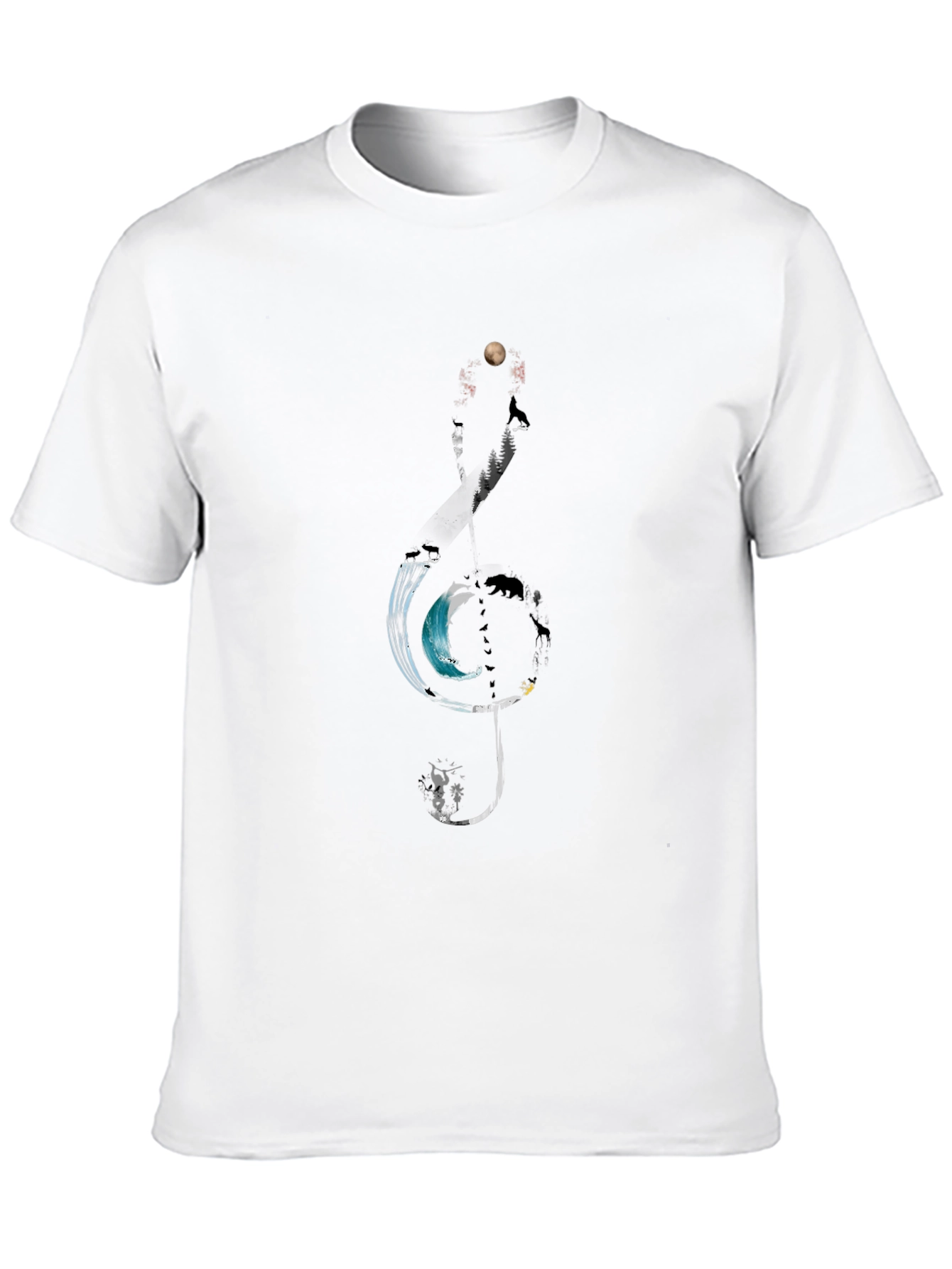 Nature Treble Clef Graphic Tee
