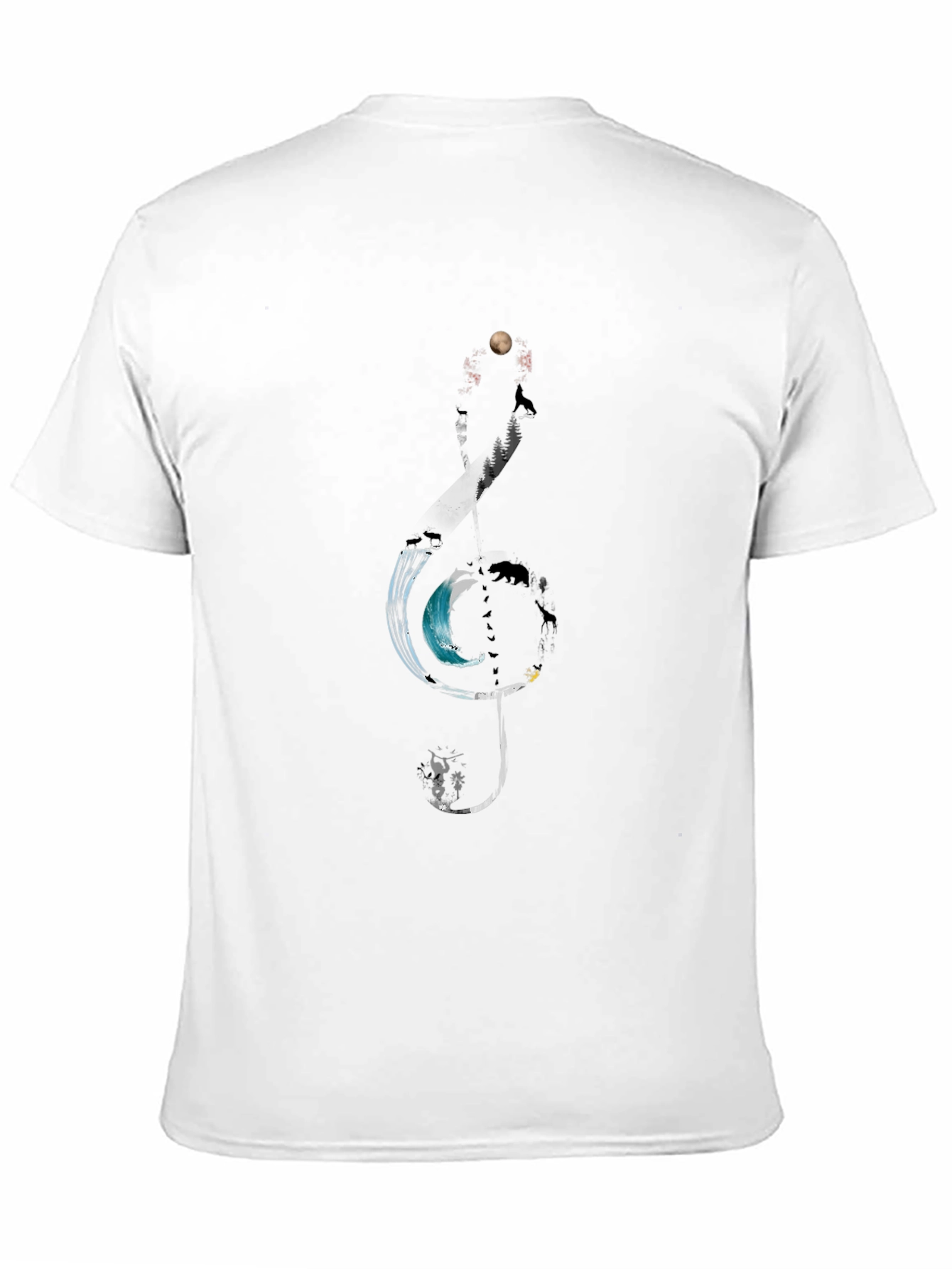 Nature Treble Clef Graphic Tee