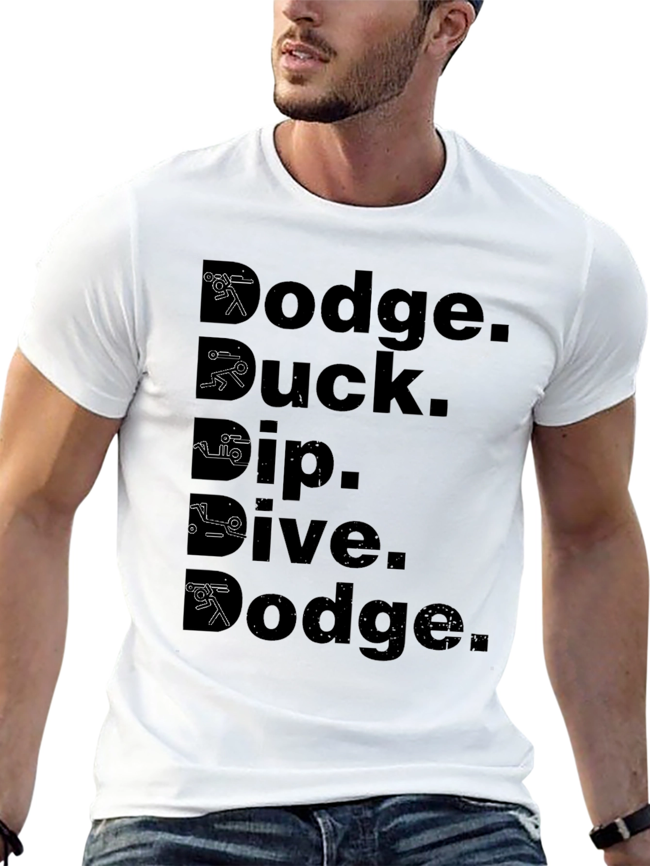 Dodge Duck Dip Dive Dodge Black T-Shirt