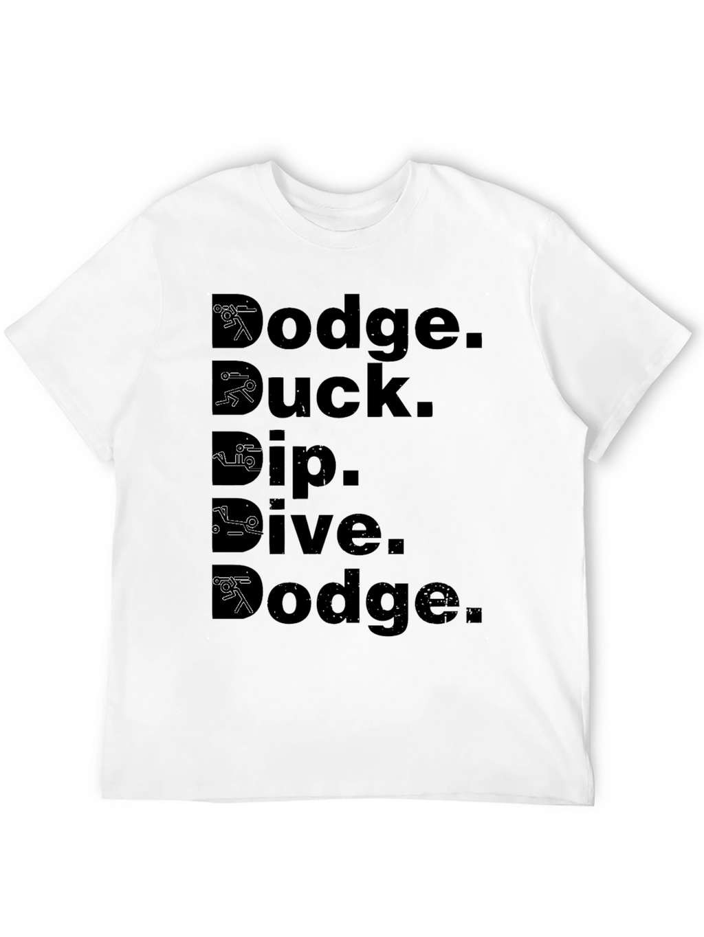 Dodge Duck Dip Dive Dodge Black T-Shirt
