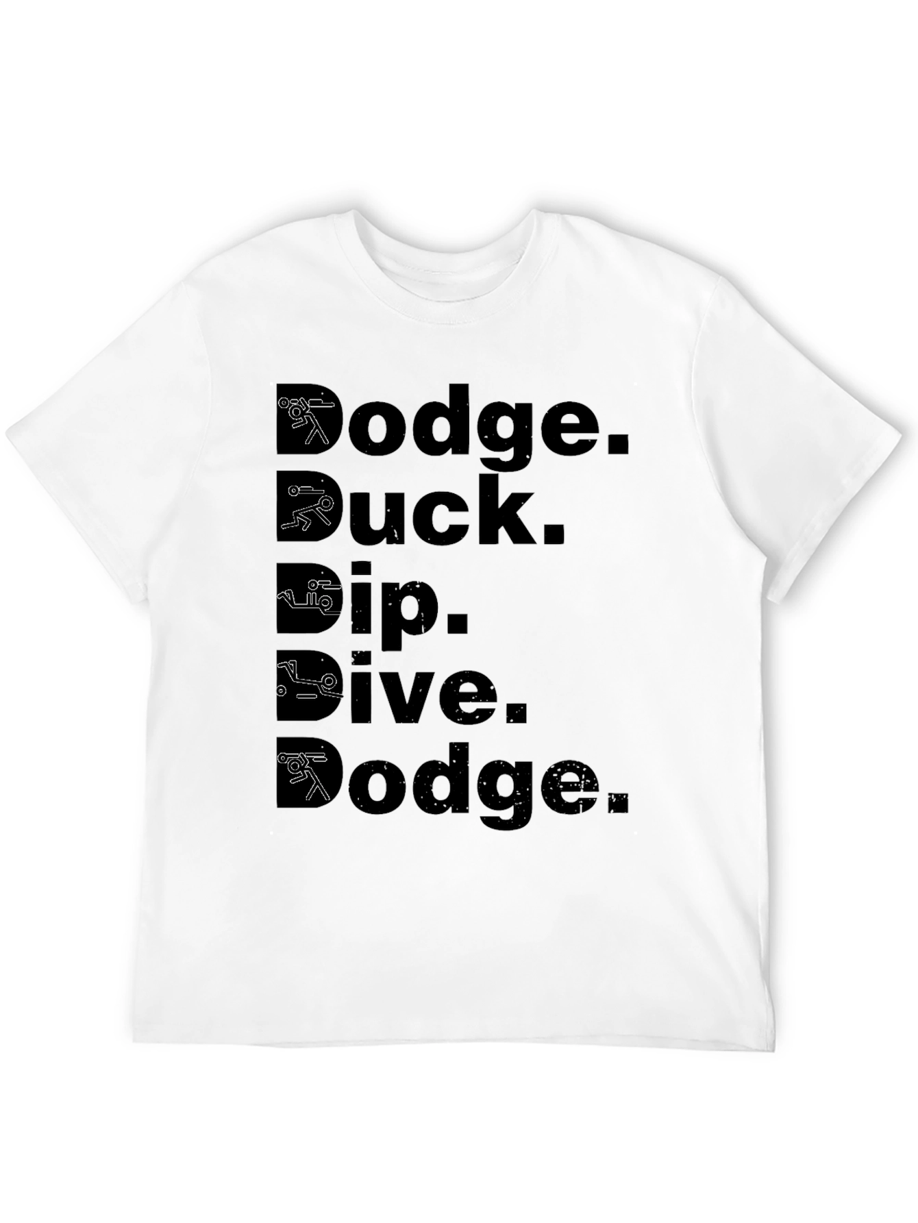 Dodge Duck Dip Dive Dodge Black T-Shirt
