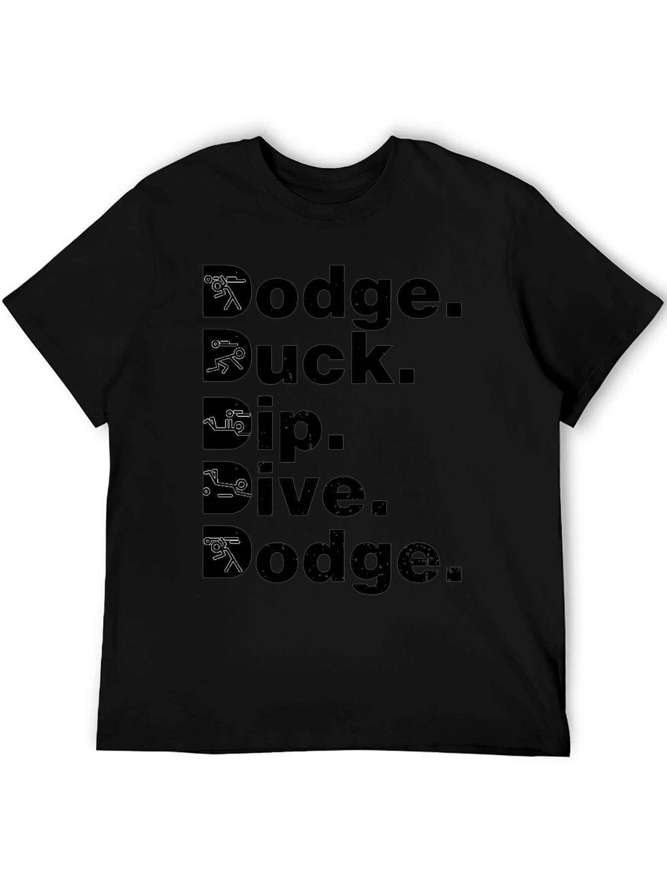 Dodge Duck Dip Dive Dodge Black T-Shirt