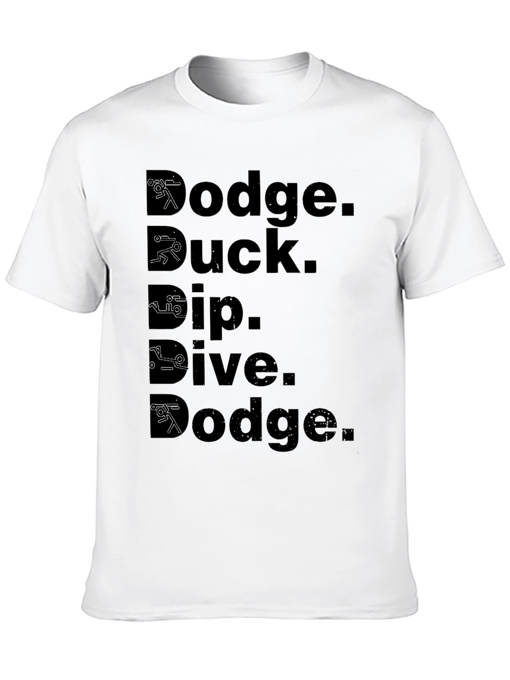 Dodge Duck Dip Dive Dodge Black T-Shirt