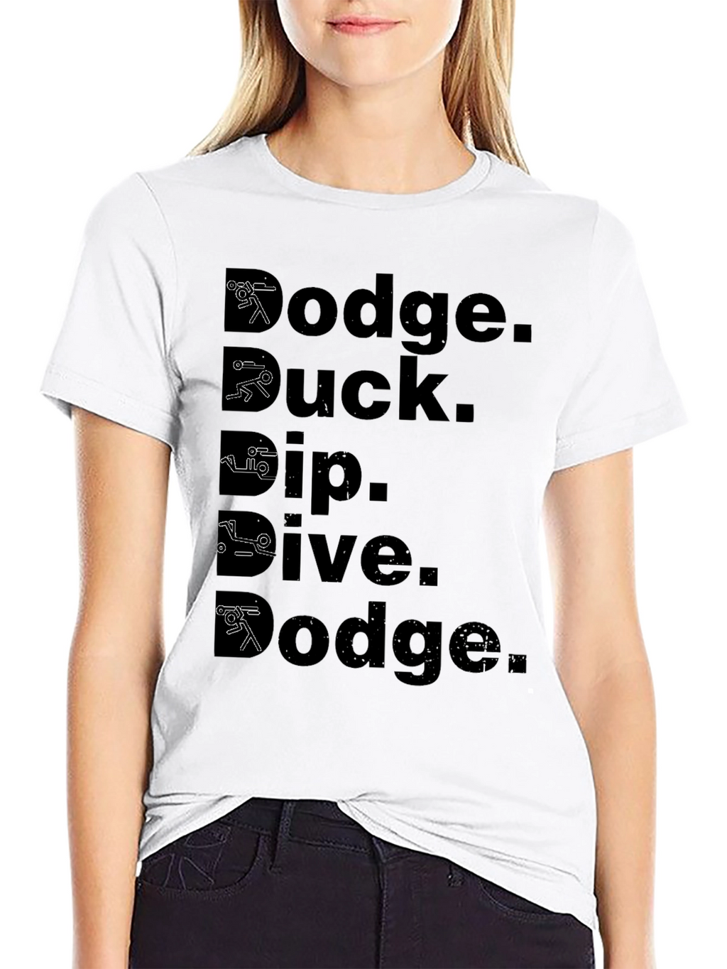 Dodge Duck Dip Dive Dodge Black T-Shirt