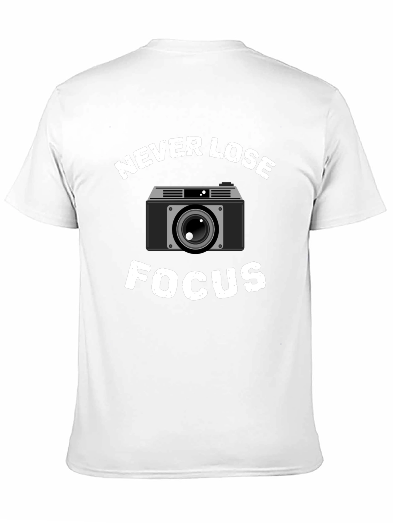 Never Lose Focus Camera Graphic T-Shirt