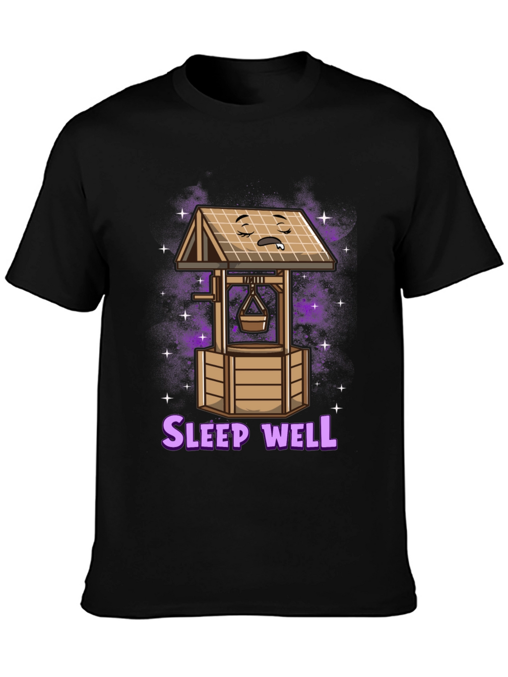 Sleep Well T-Shirt - Funny Sleeping Well Cartoon Tee