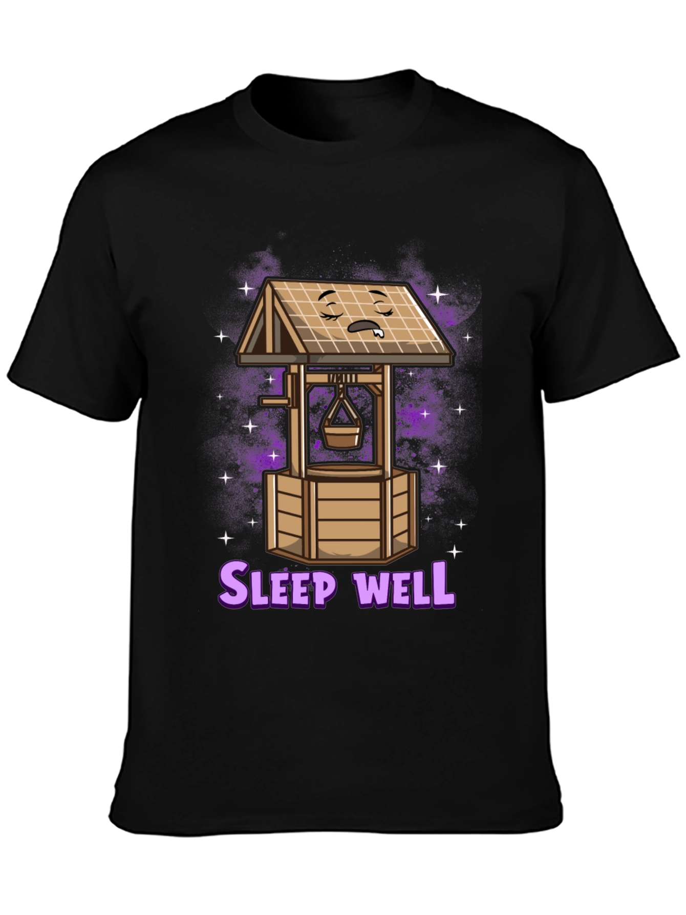 Sleep Well T-Shirt - Funny Sleeping Well Cartoon Tee