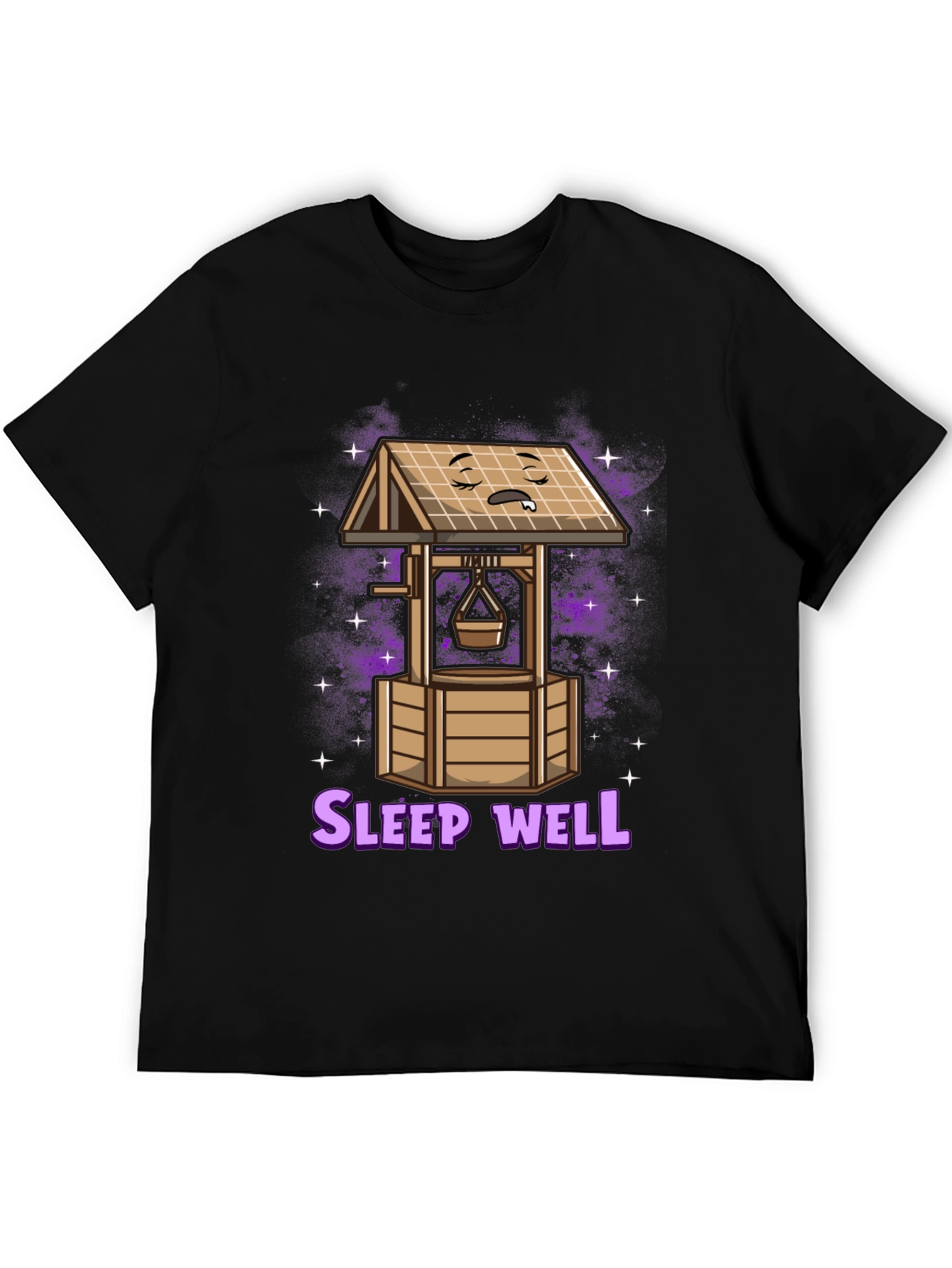 Sleep Well T-Shirt - Funny Sleeping Well Cartoon Tee