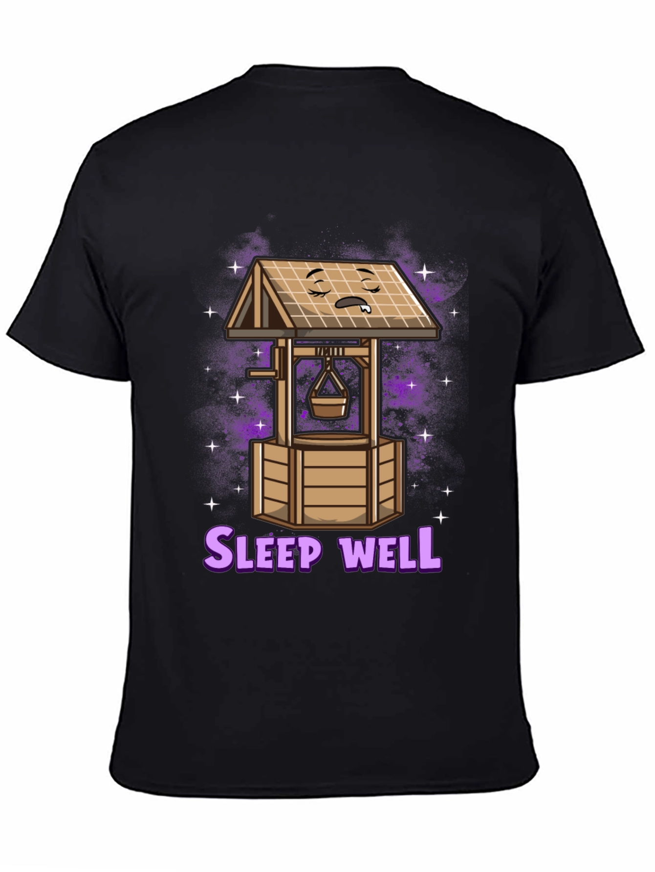 Sleep Well T-Shirt - Funny Sleeping Well Cartoon Tee