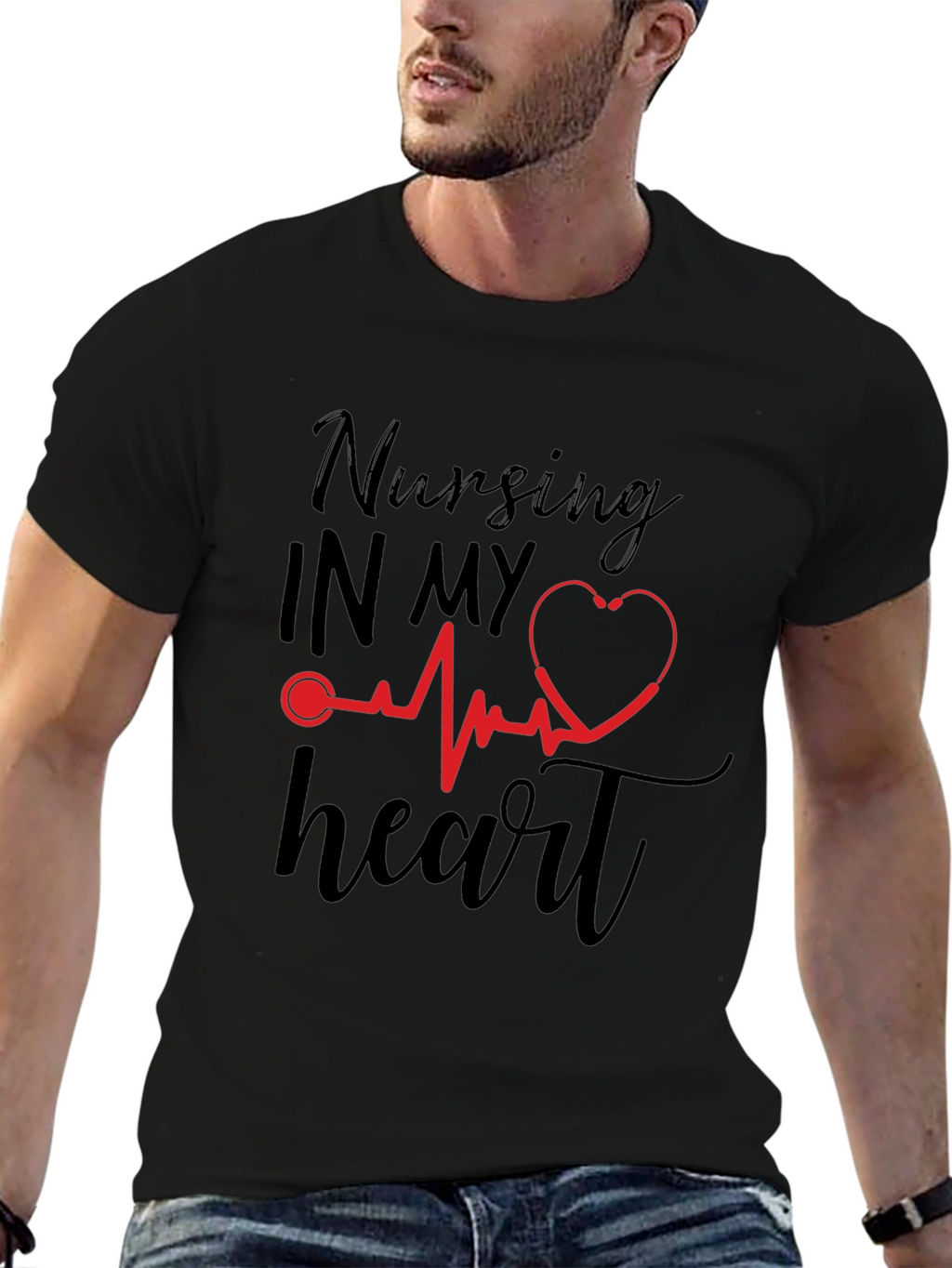 Nursing in My Heart Graphic Tee
