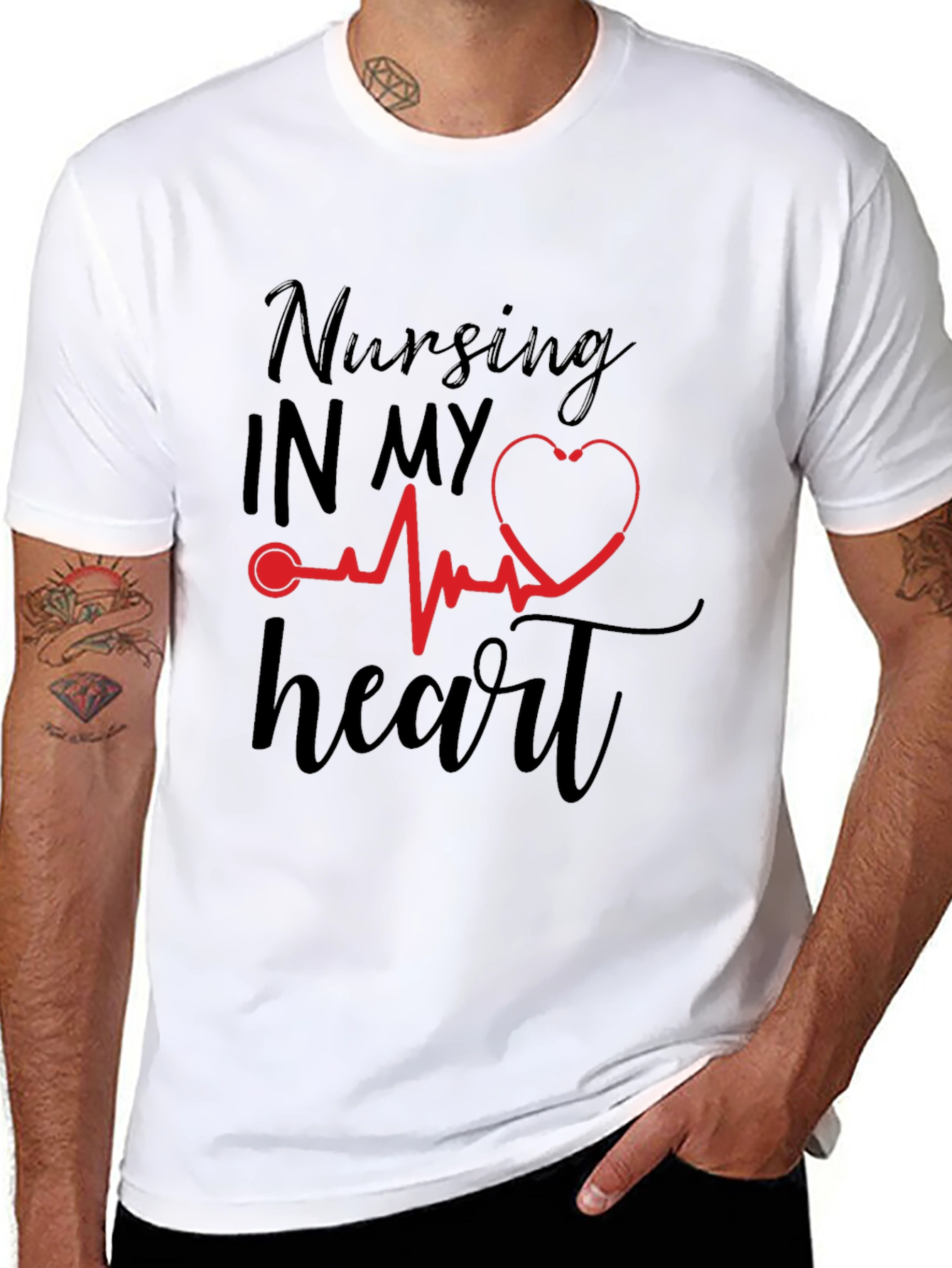 Nursing in My Heart Graphic Tee