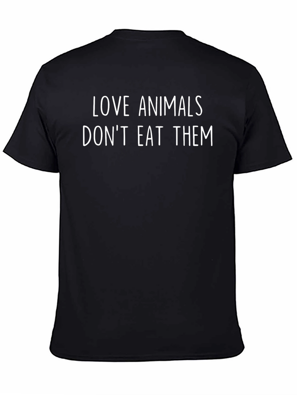 Vegan T-Shirt - Love Animals Dont Eat Them