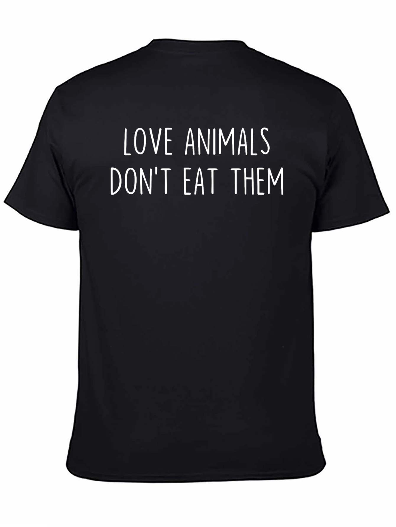 Vegan T-Shirt - Love Animals Dont Eat Them
