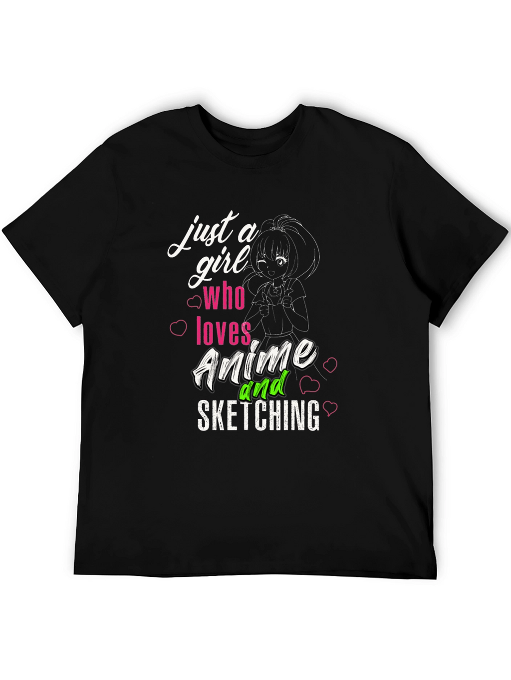 Anime & Sketching Graphic Tee