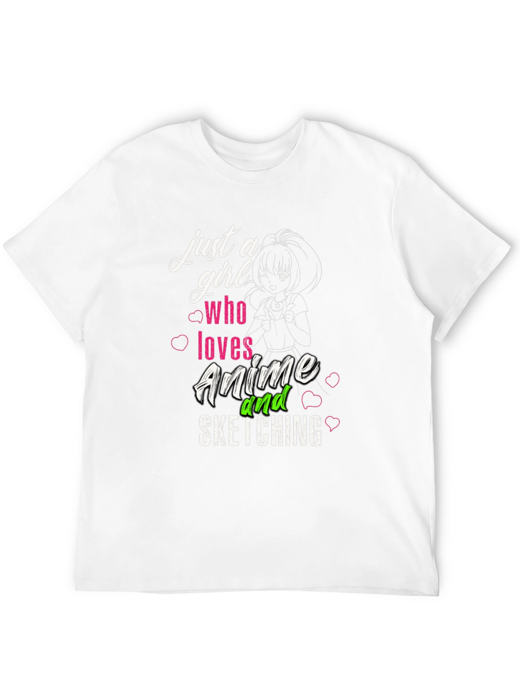 Anime & Sketching Graphic Tee