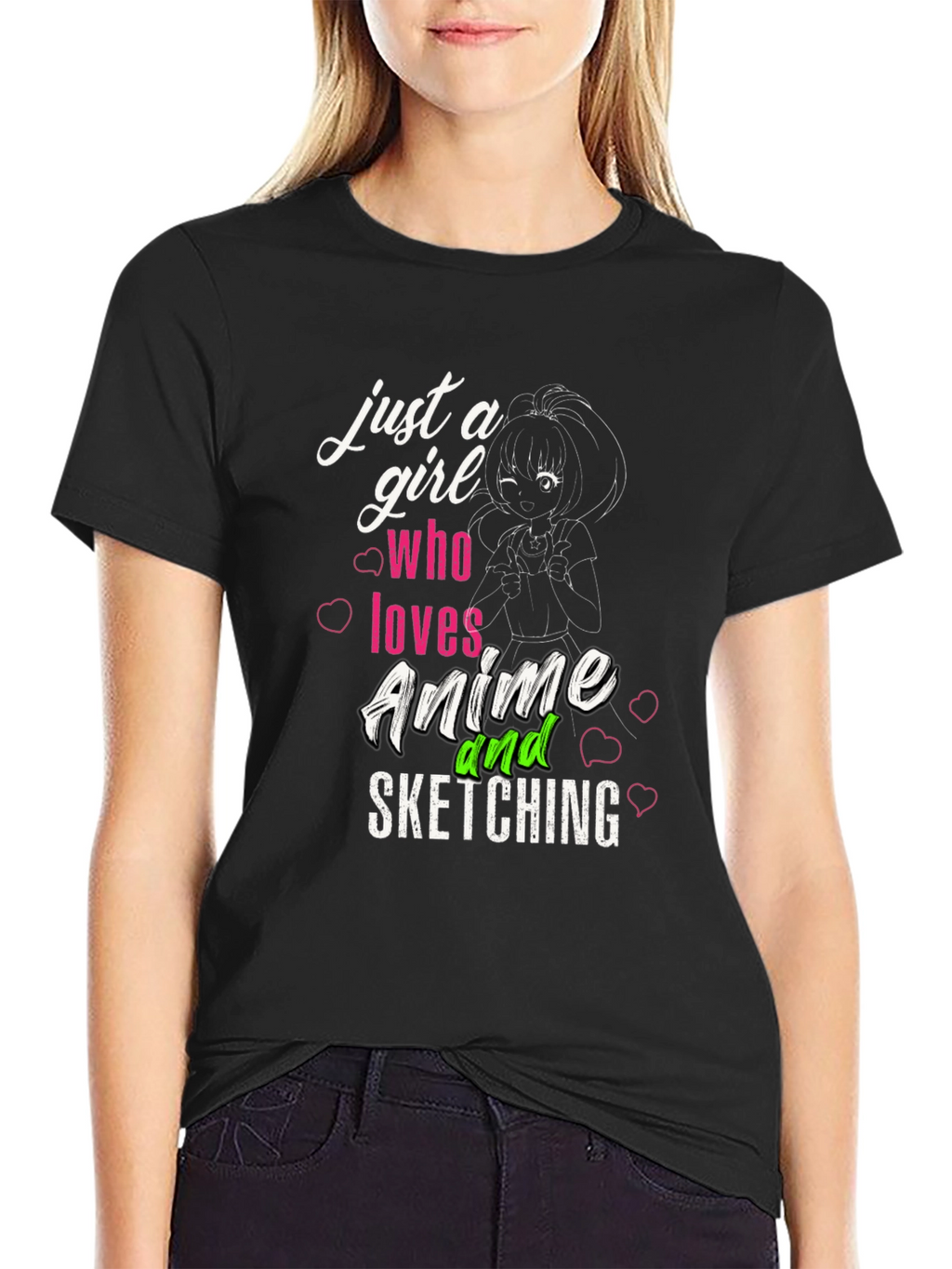 Anime & Sketching Graphic Tee