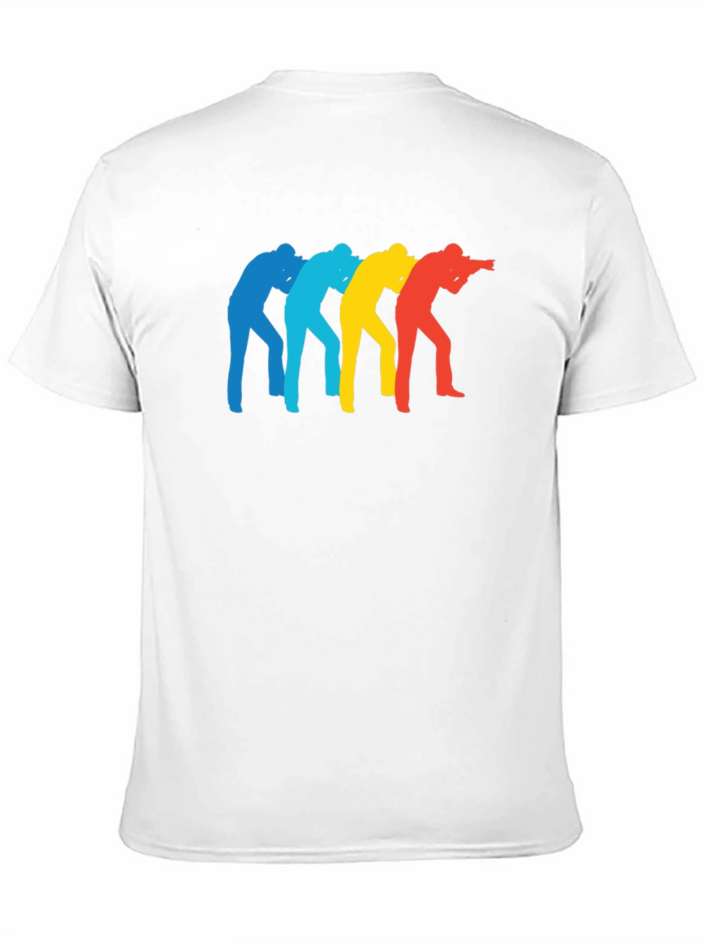 Retro Photographer Silhouette Black T-Shirt
