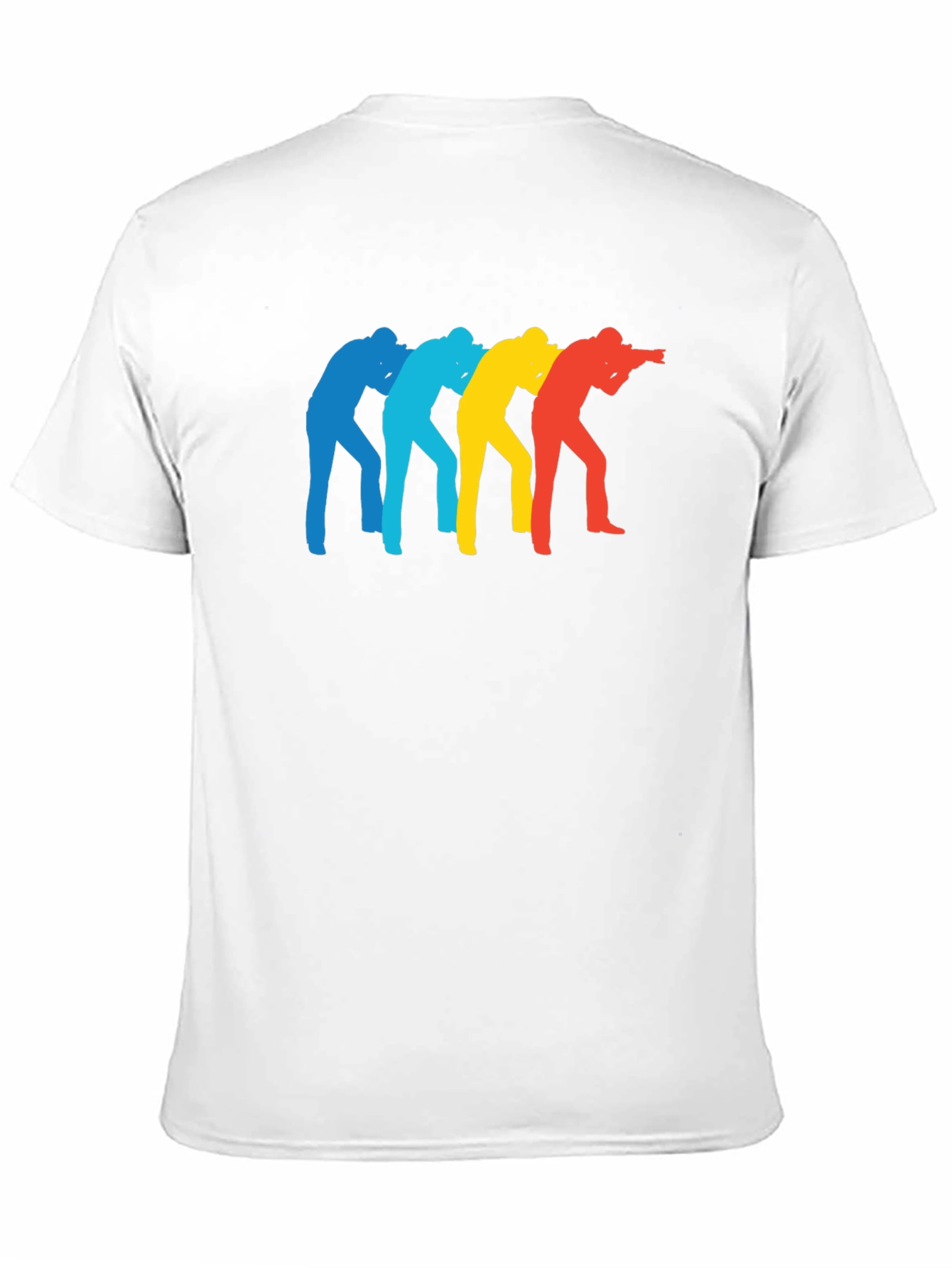 Retro Photographer Silhouette Black T-Shirt