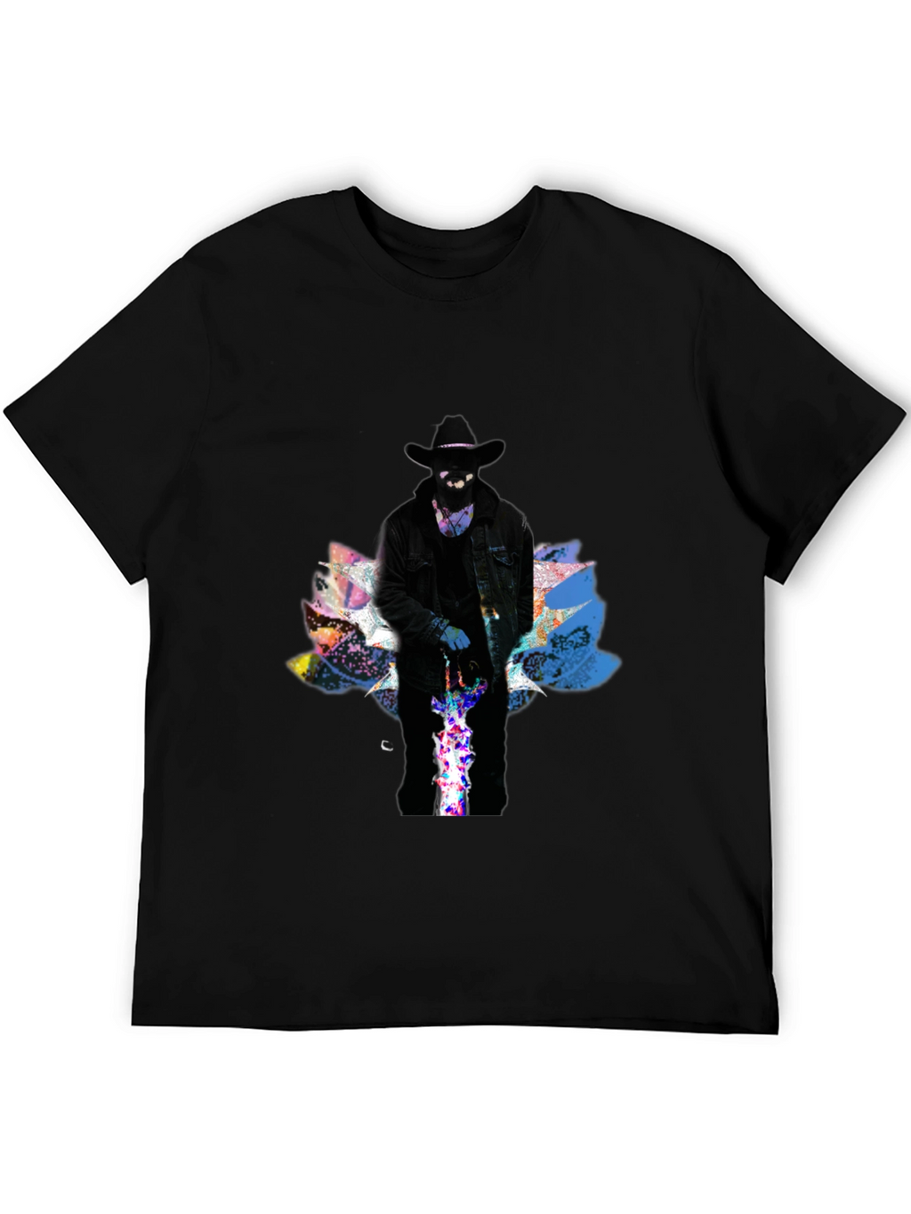 Mystic Cowboy Graphic Tee - Black