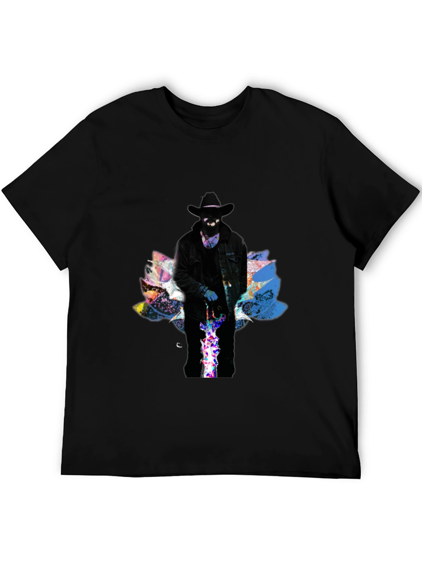 Mystic Cowboy Graphic Tee - Black