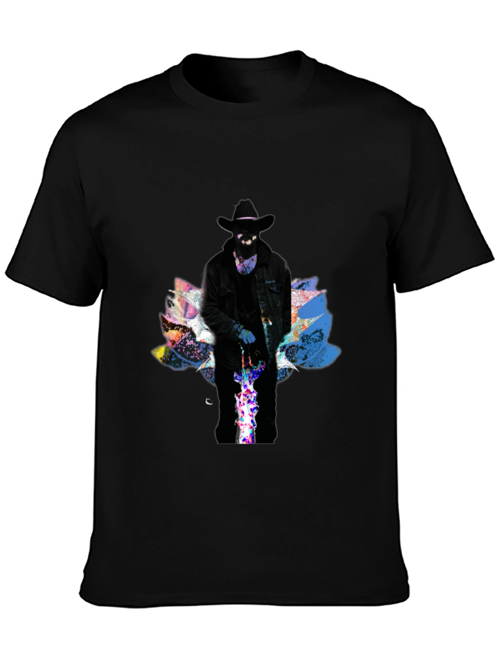 Mystic Cowboy Graphic Tee - Black