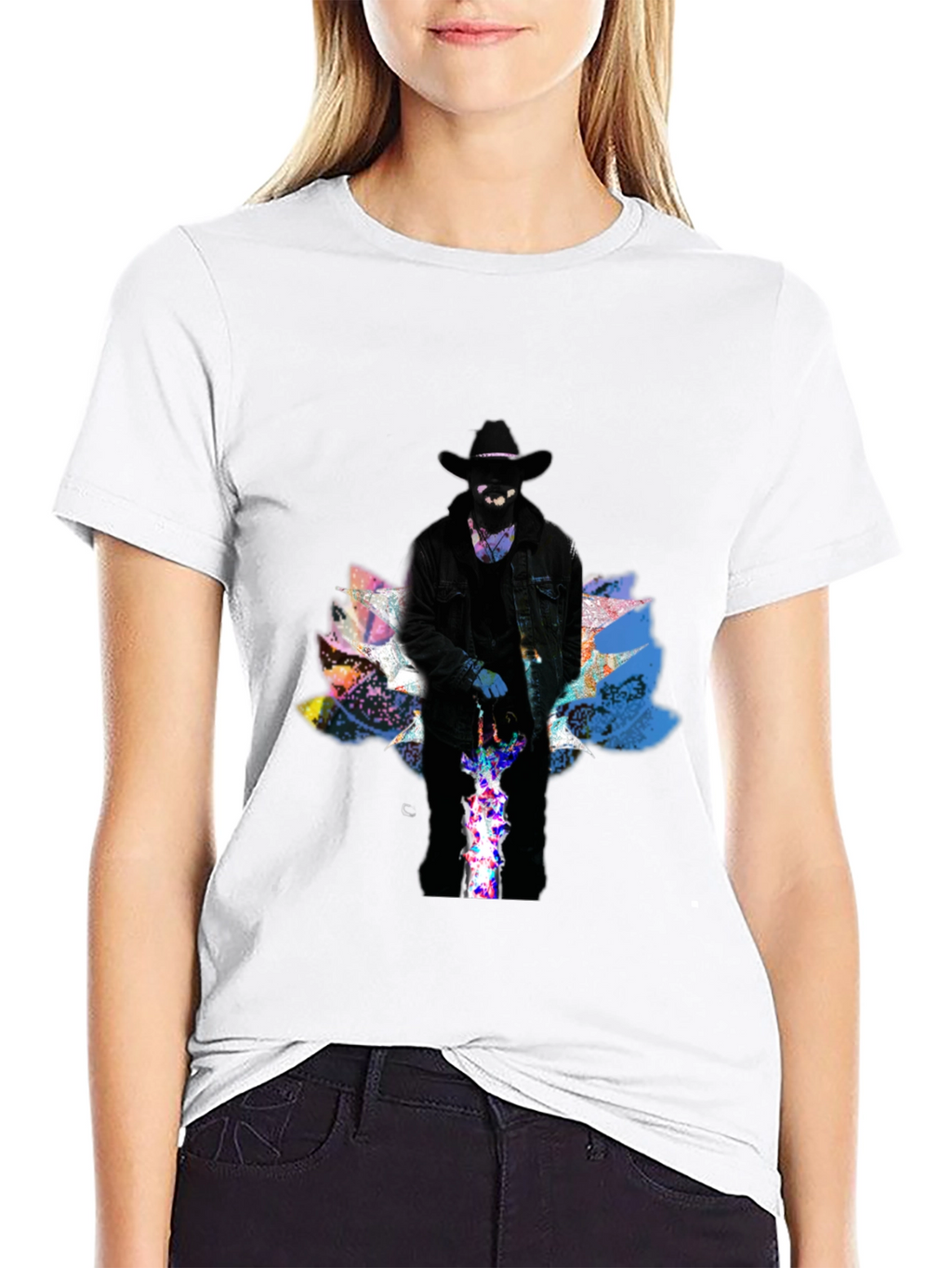 Mystic Cowboy Graphic Tee - Black