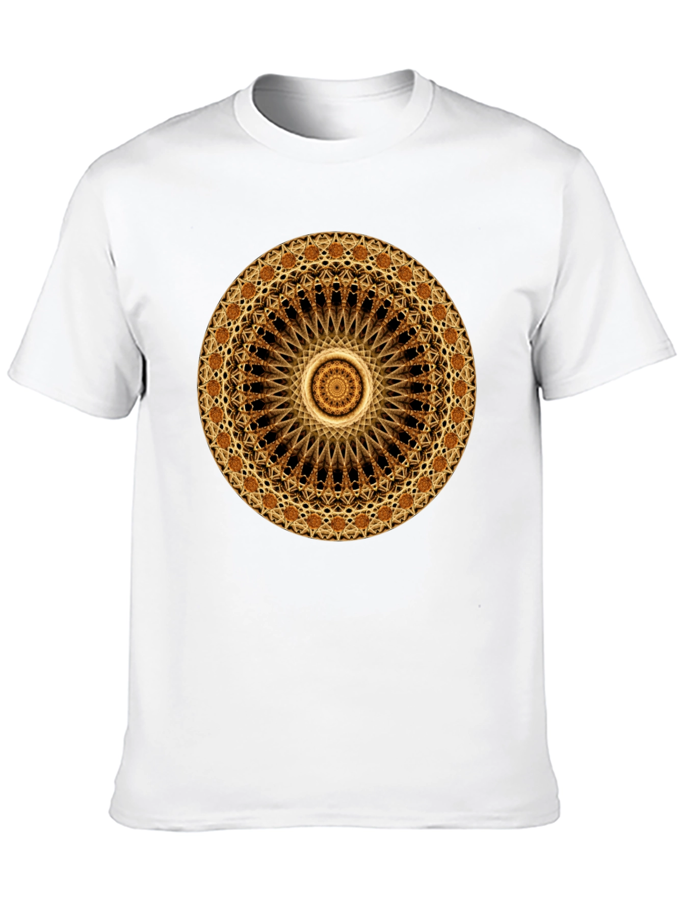 Mandala Graphic Print Black T-Shirt