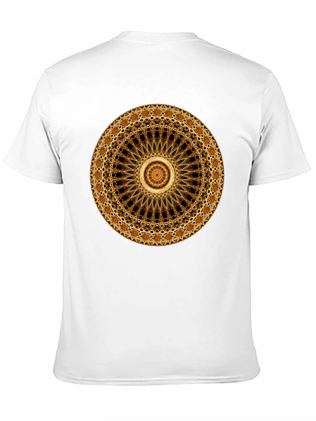 Mandala Graphic Print Black T-Shirt