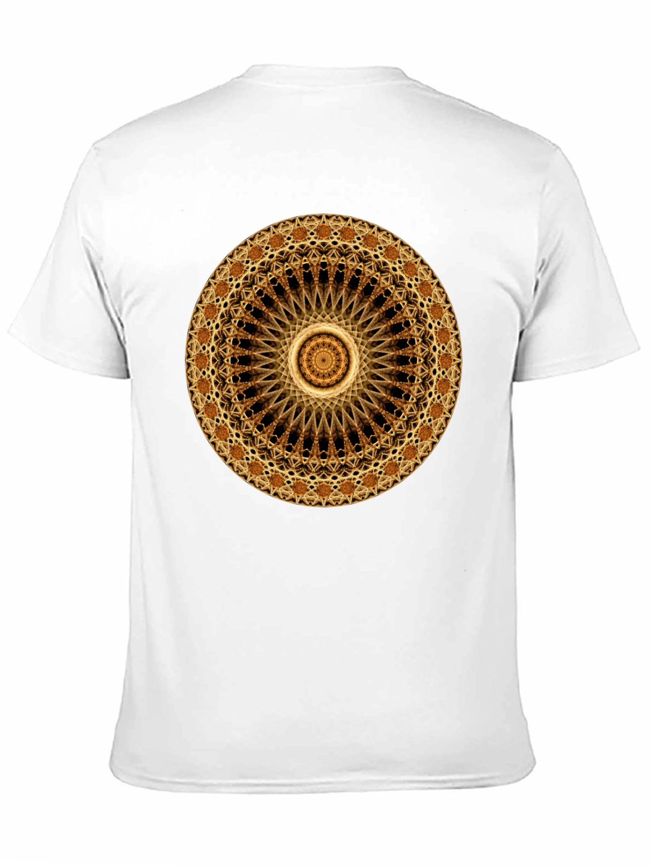 Mandala Graphic Print Black T-Shirt