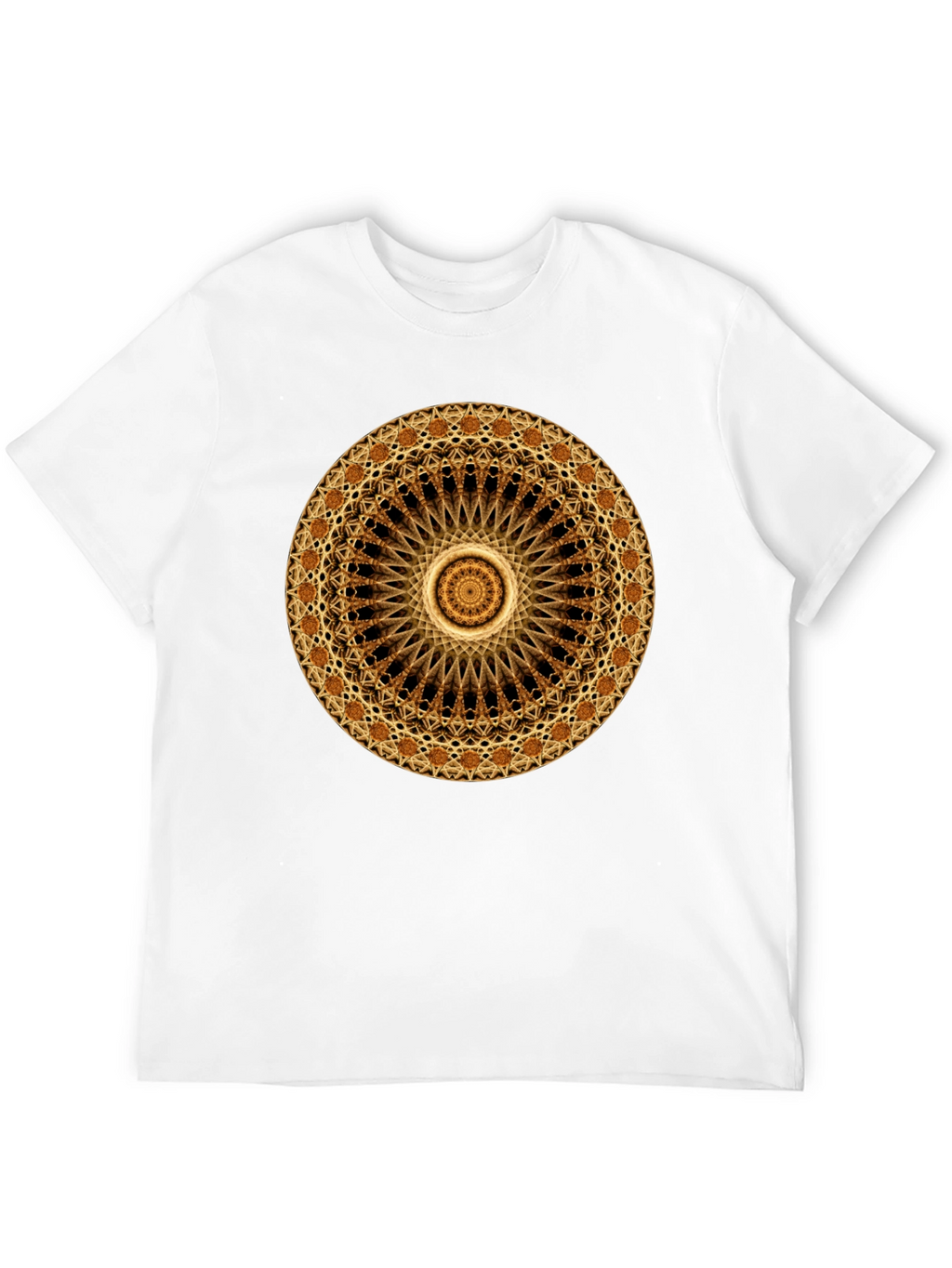 Mandala Graphic Print Black T-Shirt