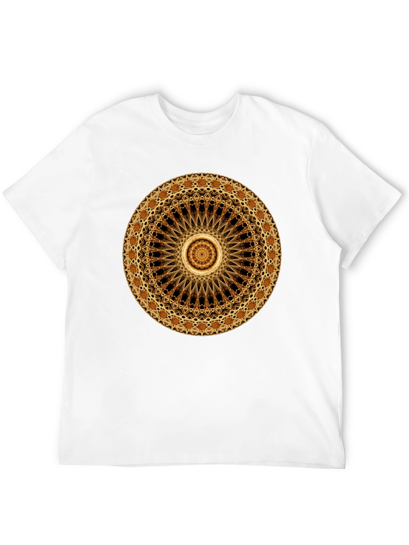 Mandala Graphic Print Black T-Shirt