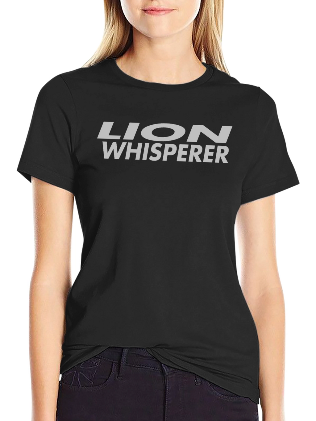 Lion Whisperer Graphic T-Shirt - Black