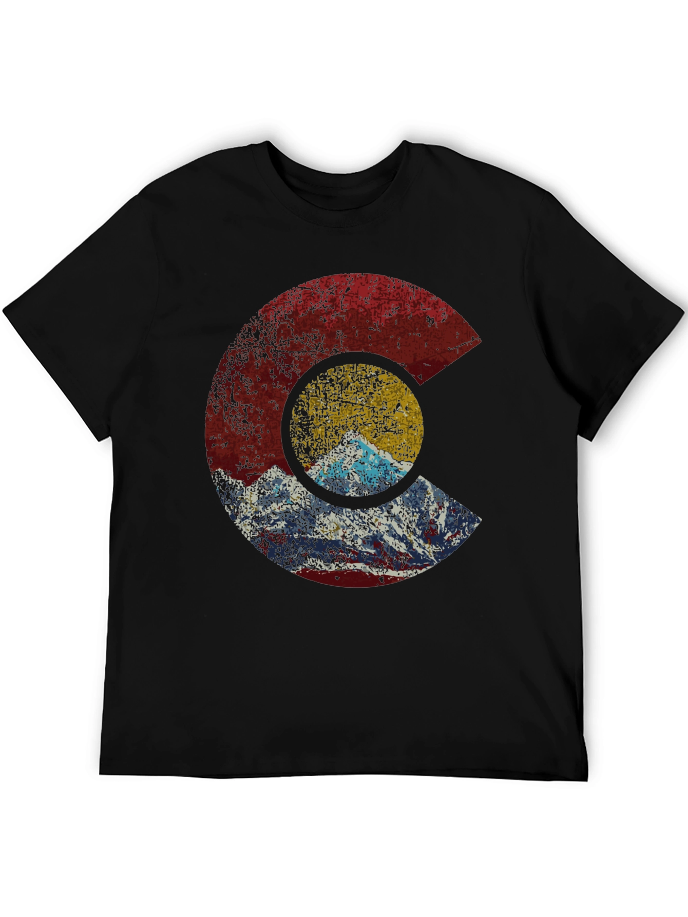 Colorado Flag Graphic Tee - Vintage Style