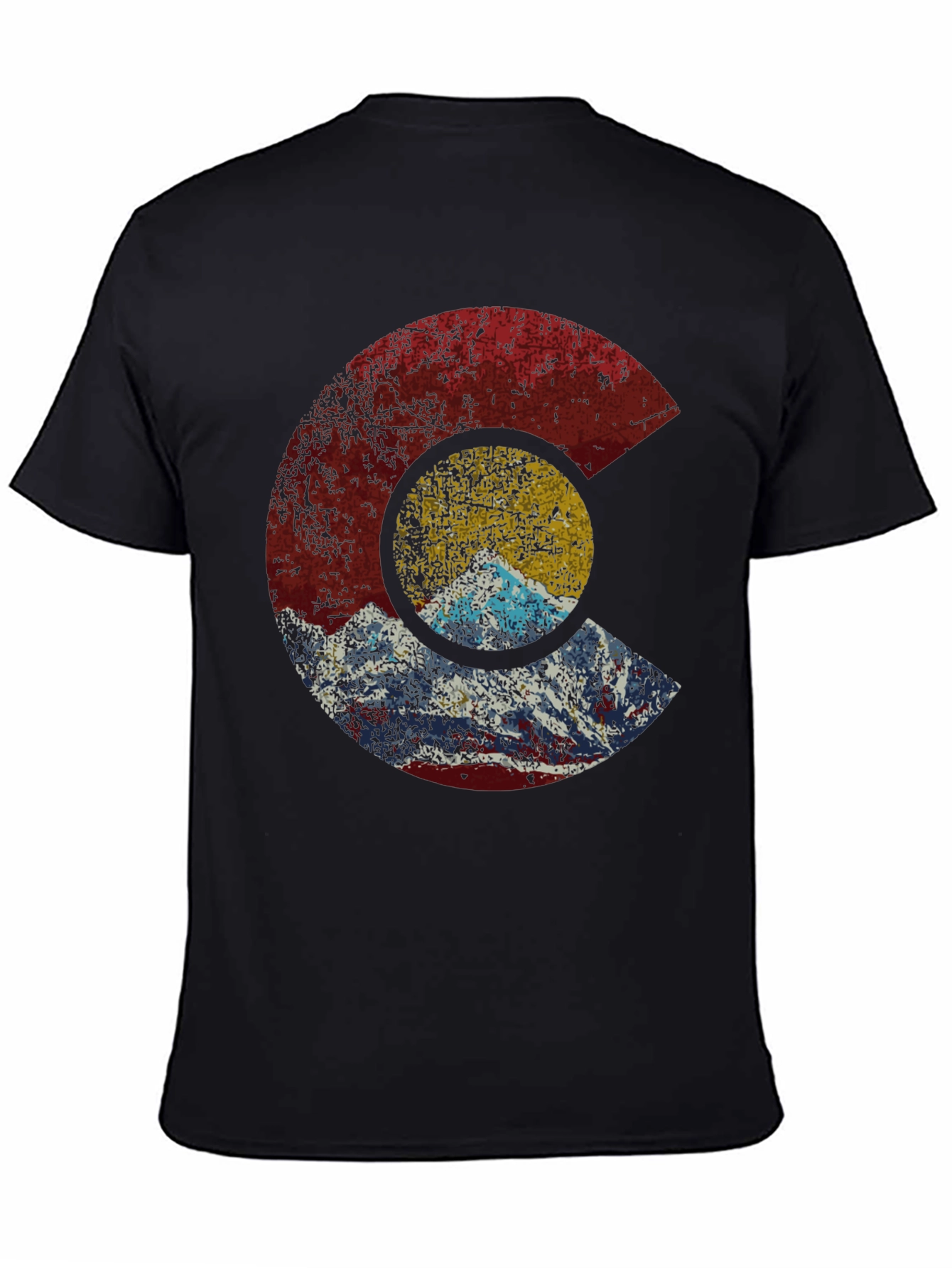 Colorado Flag Graphic Tee - Vintage Style