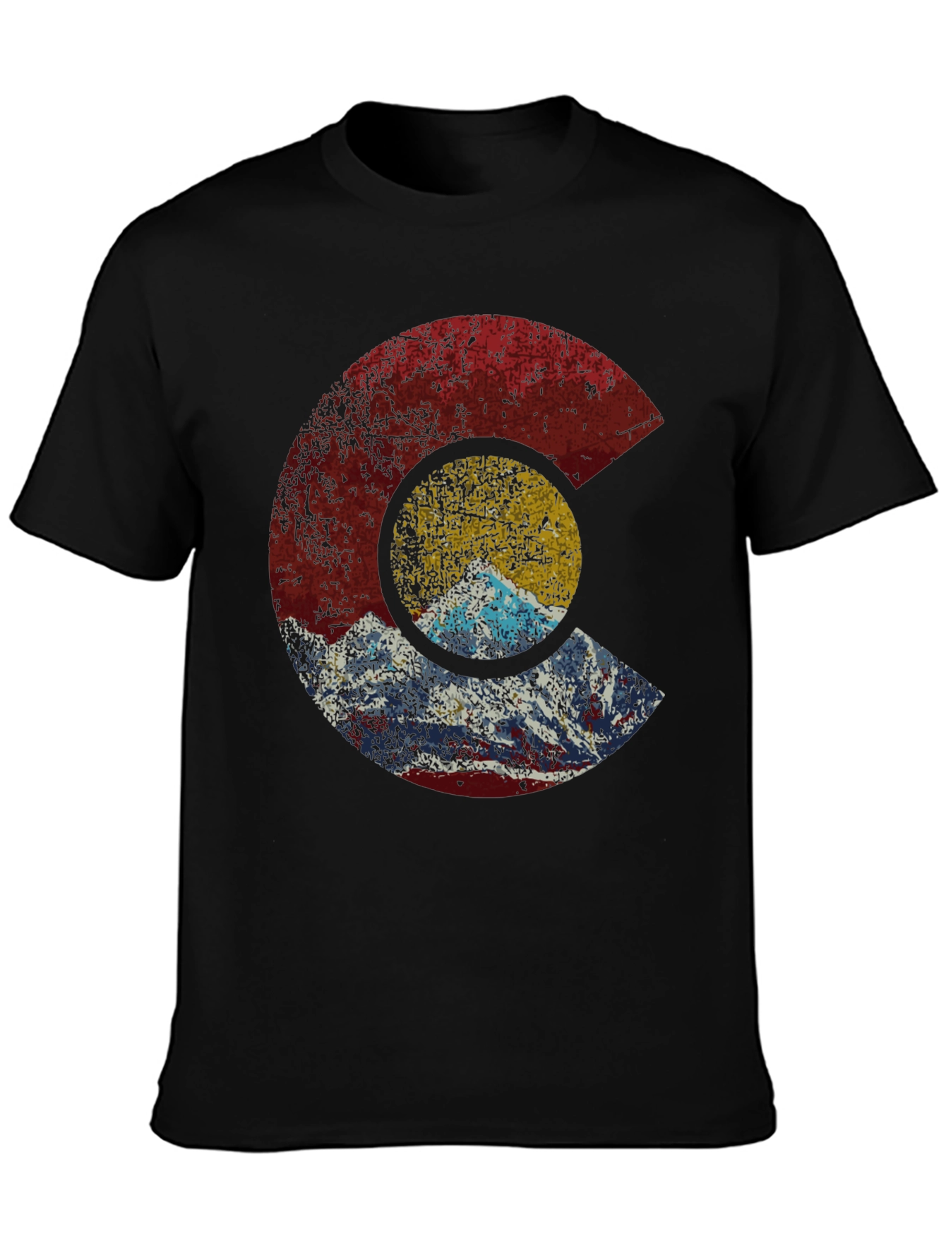 Colorado Flag Graphic Tee - Vintage Style