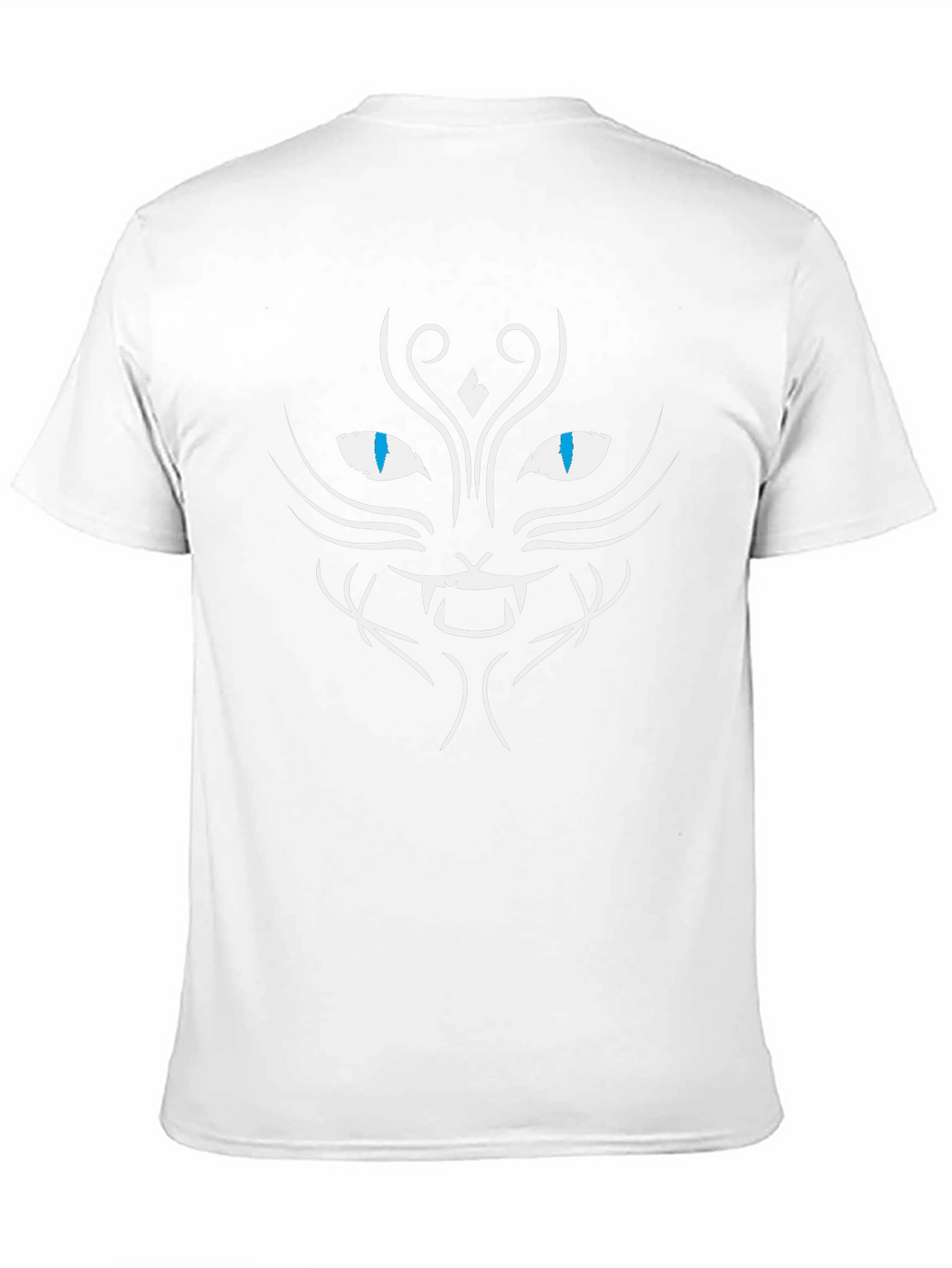 Black Cat Face Graphic Tee