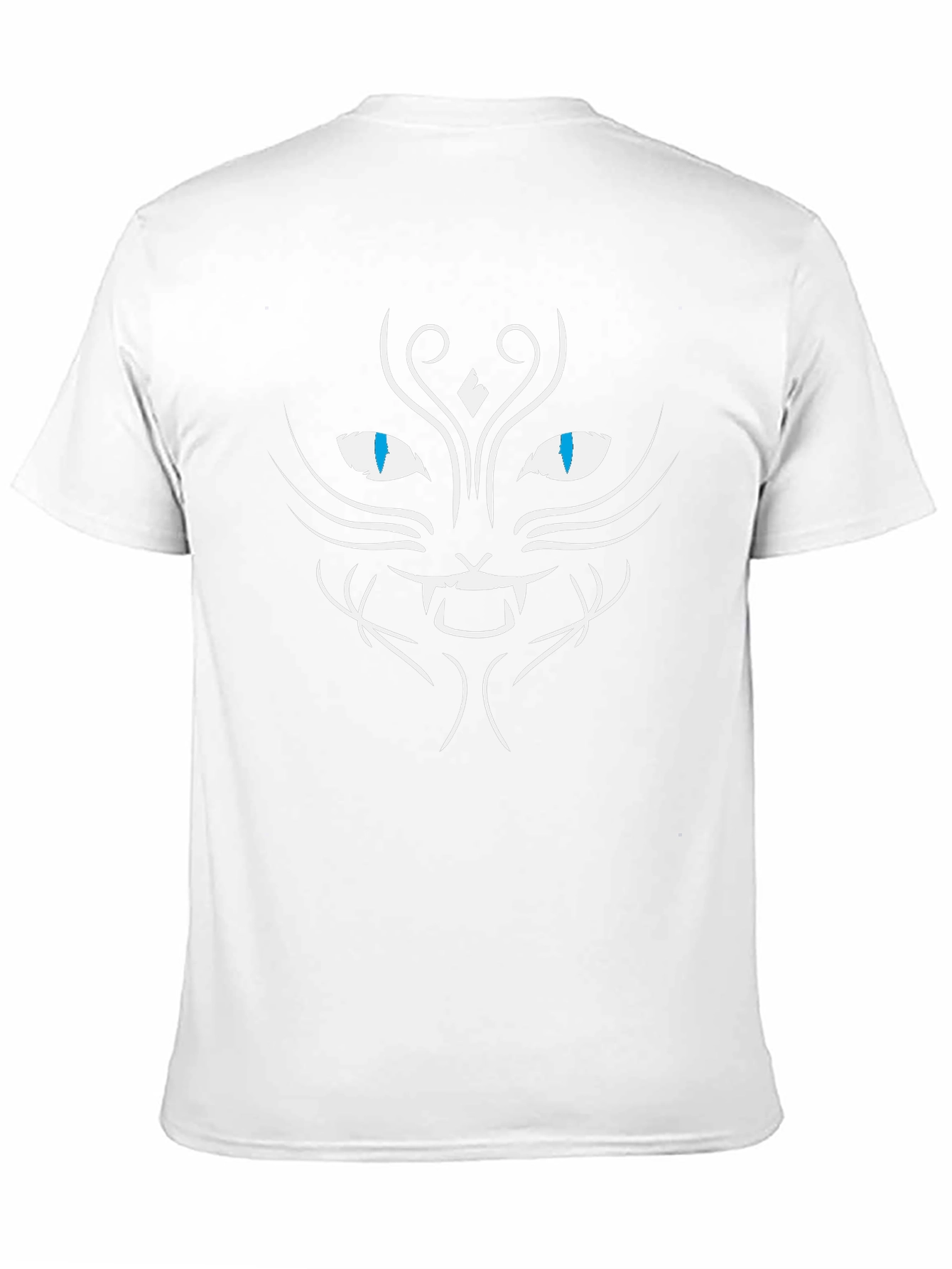 Black Cat Face Graphic Tee