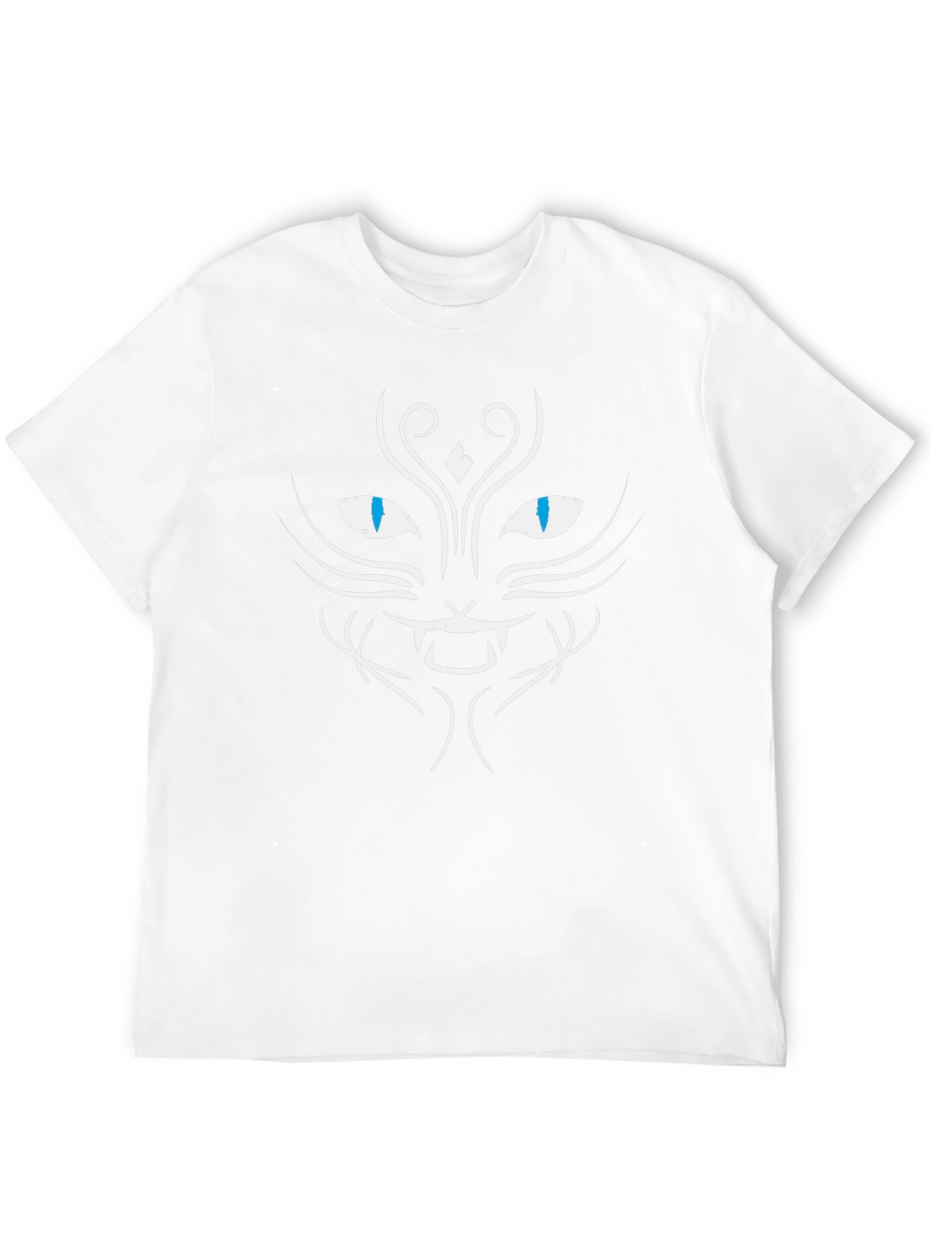Black Cat Face Graphic Tee