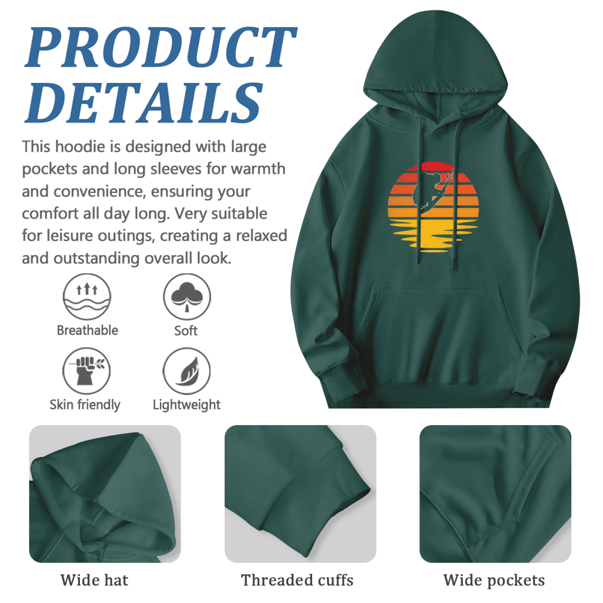 Premium Graphic Hoodie - Unique Artistic Design Pullover #0484
