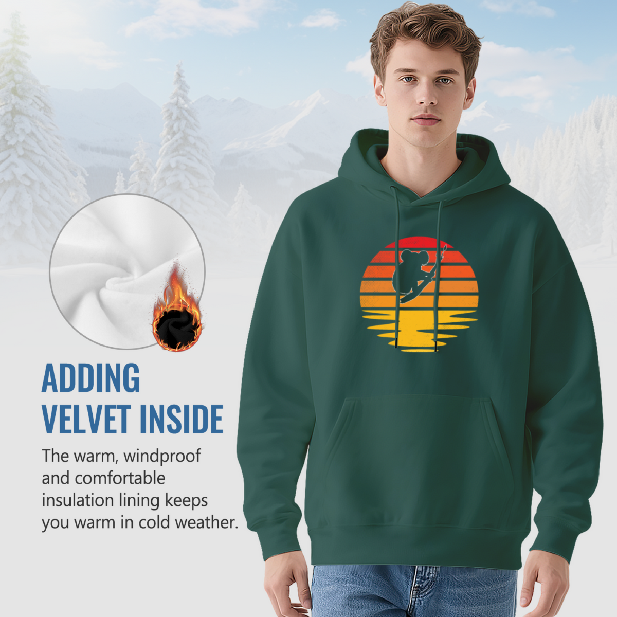 Premium Graphic Hoodie - Unique Artistic Design Pullover #0484