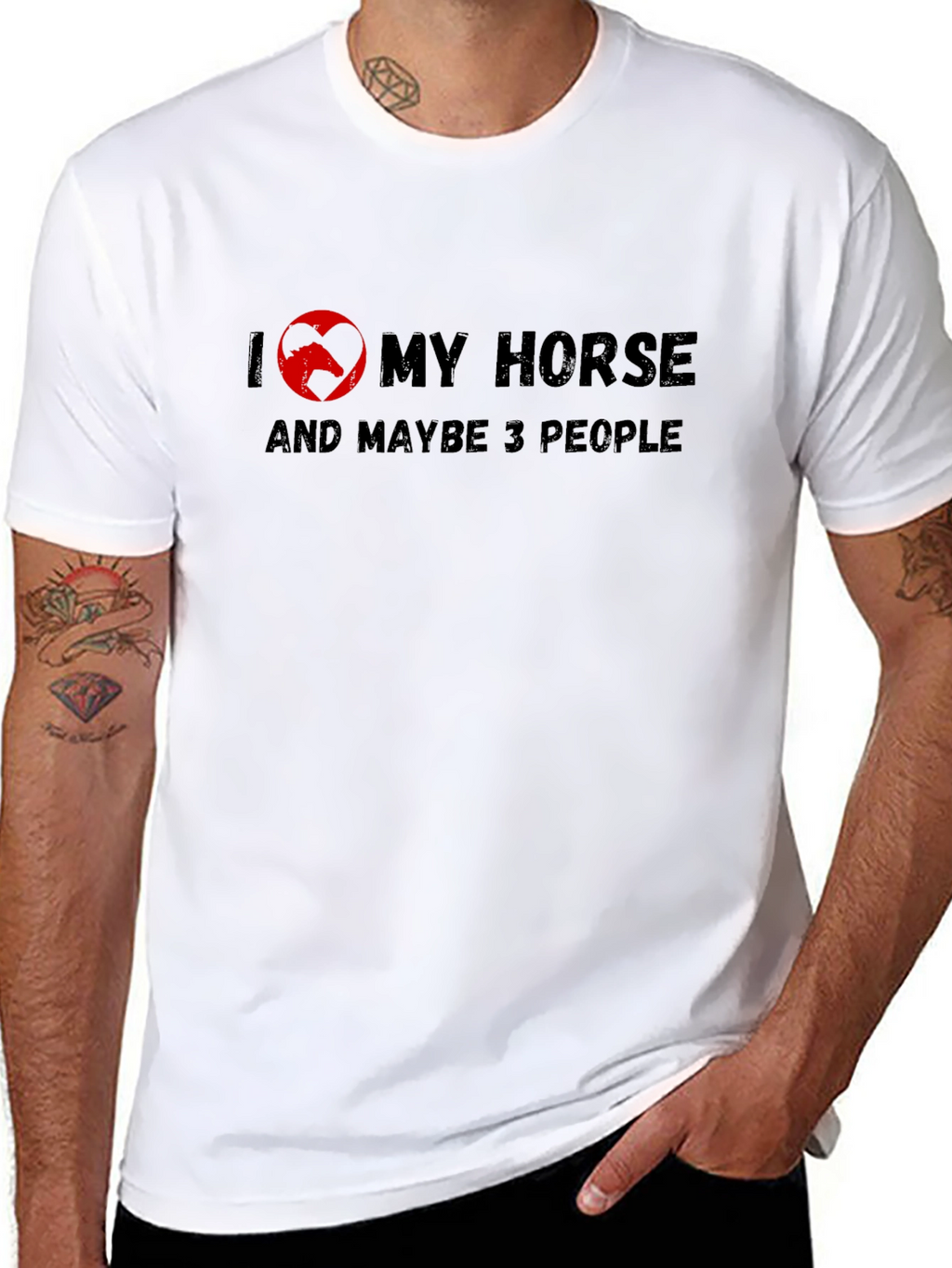 I Love My Horse Graphic Tee