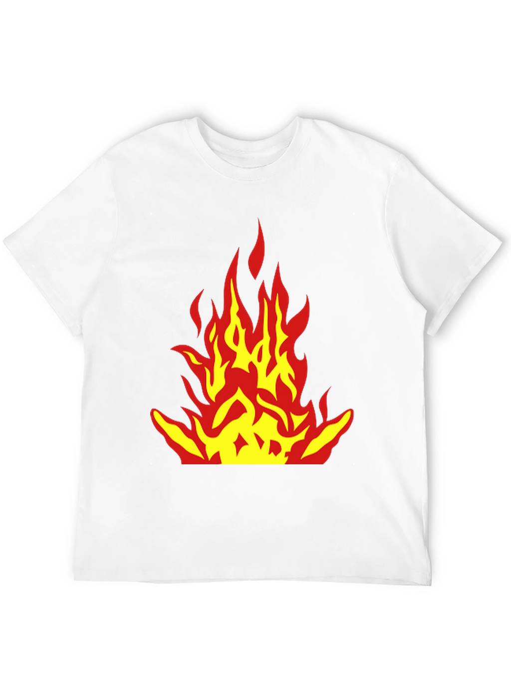 Flame Graphic Black T-Shirt - Bold Design