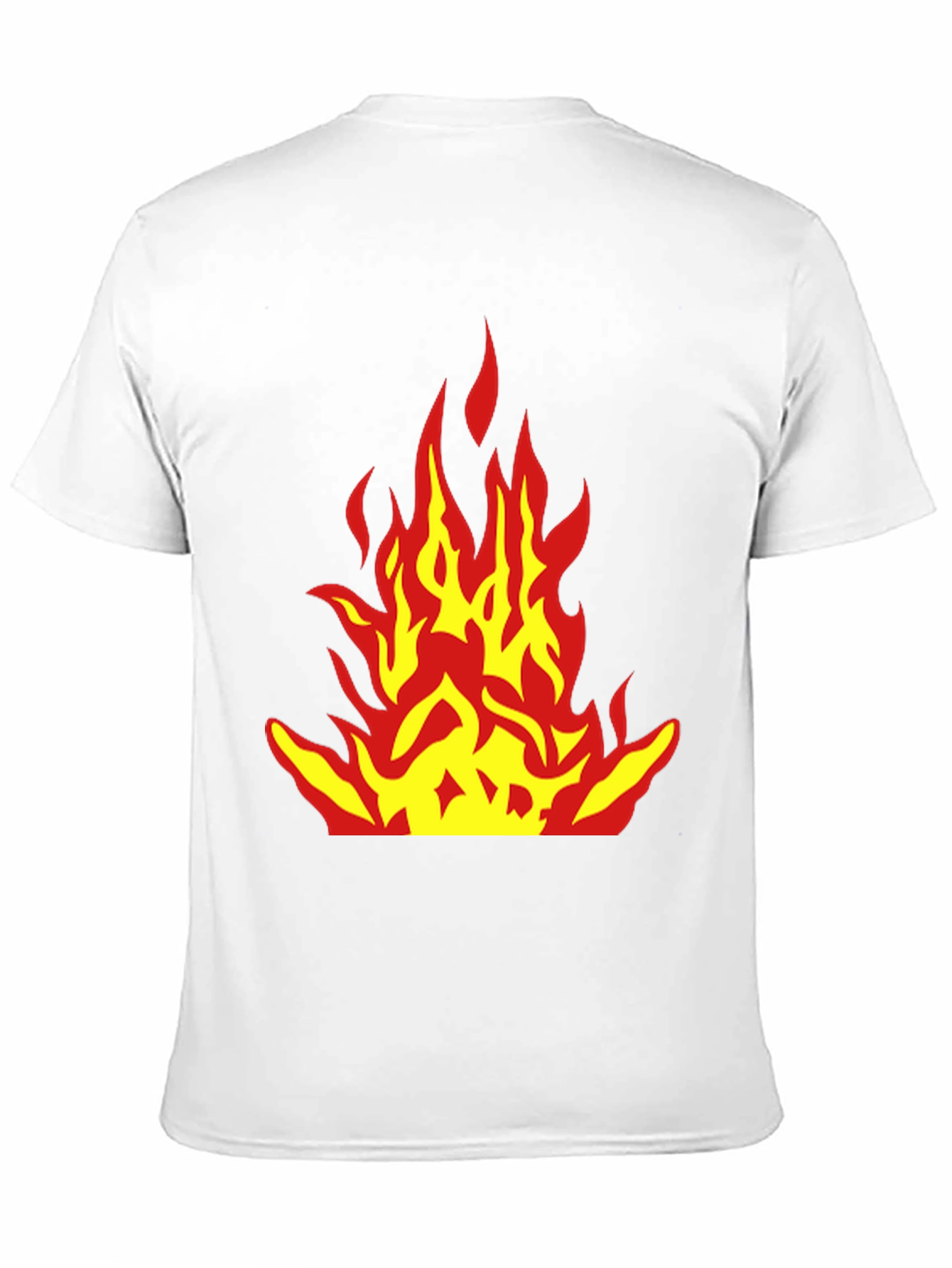 Flame Graphic Black T-Shirt - Bold Design
