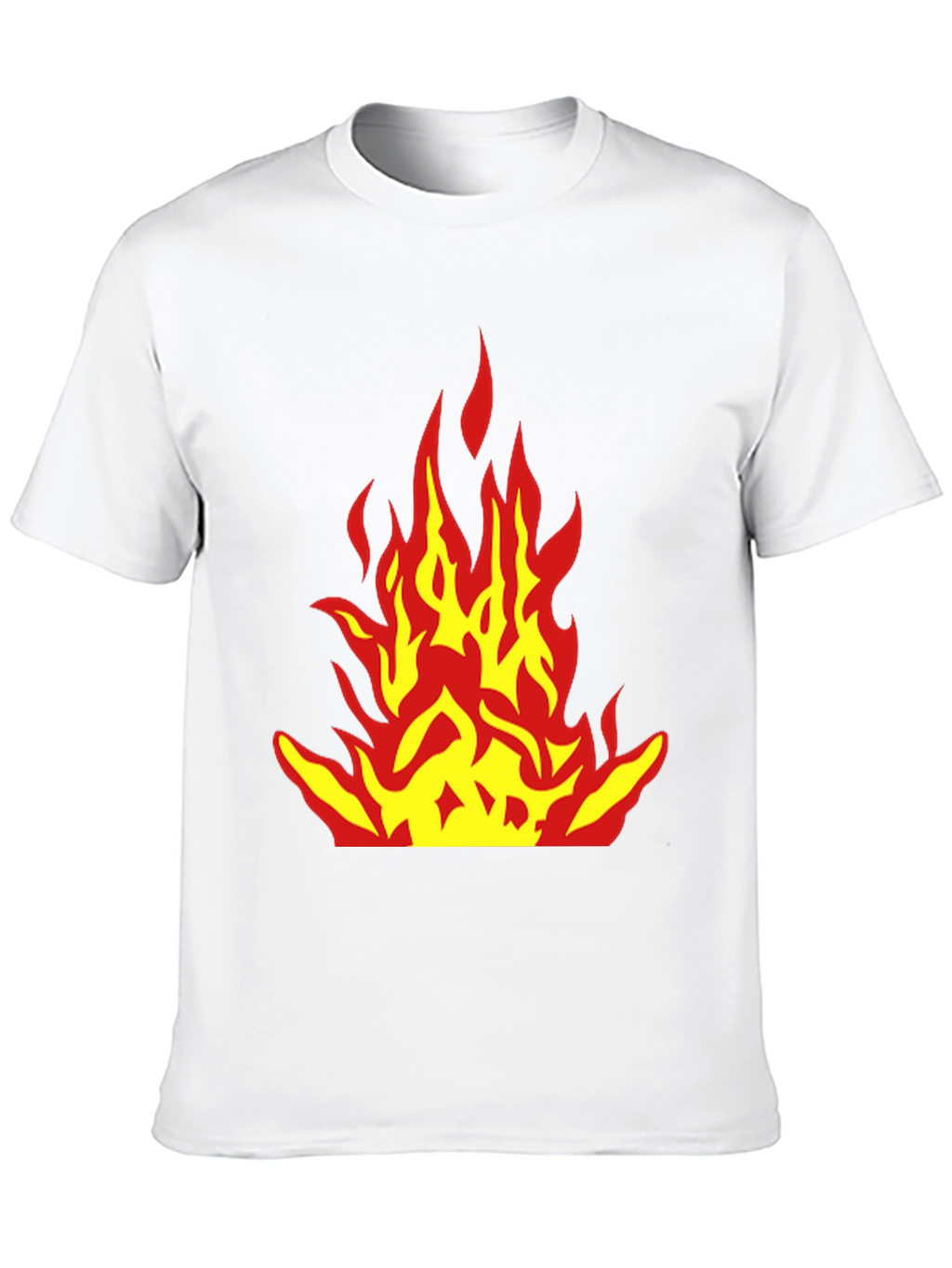 Flame Graphic Black T-Shirt - Bold Design