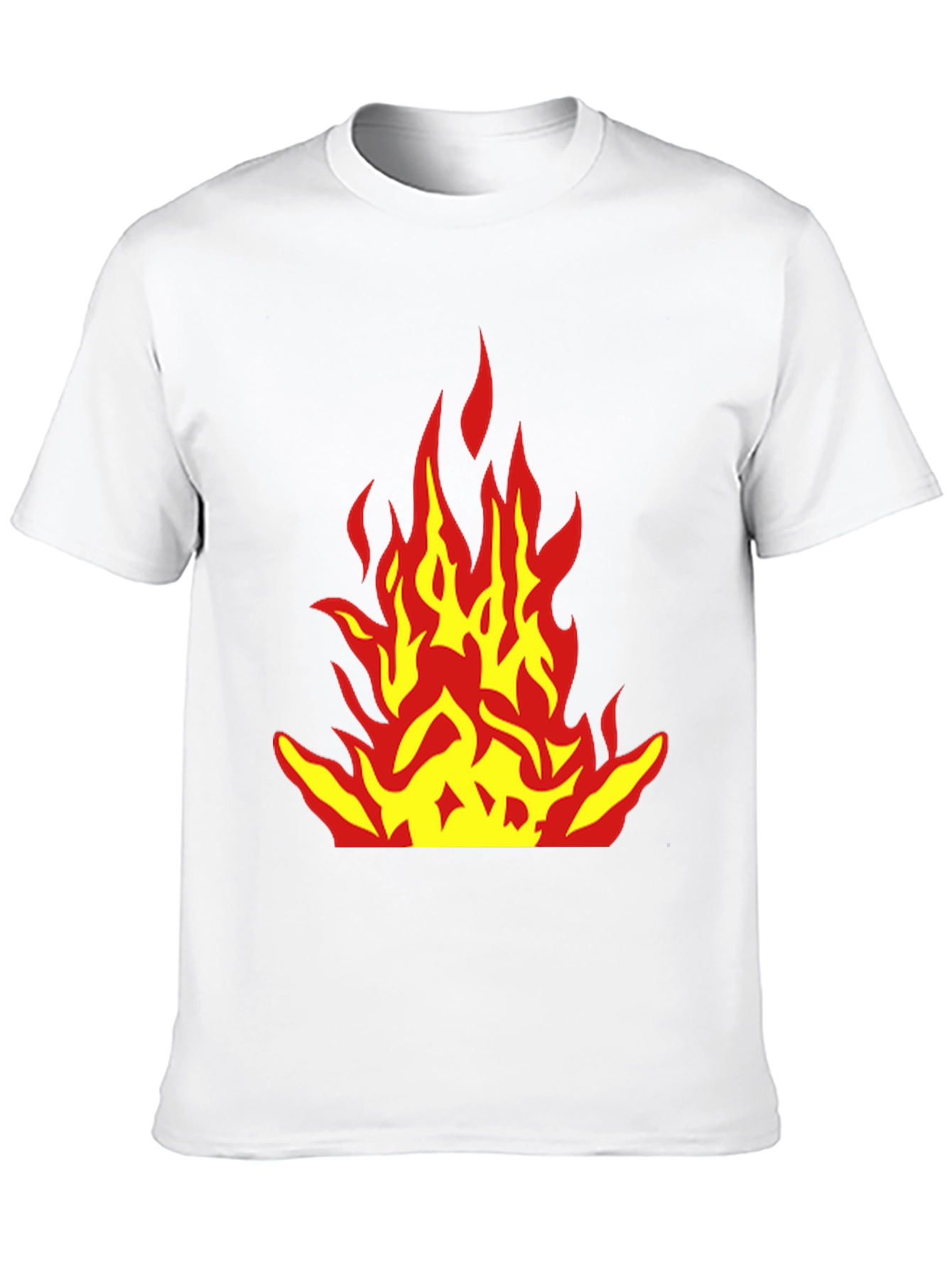 Flame Graphic Black T-Shirt - Bold Design