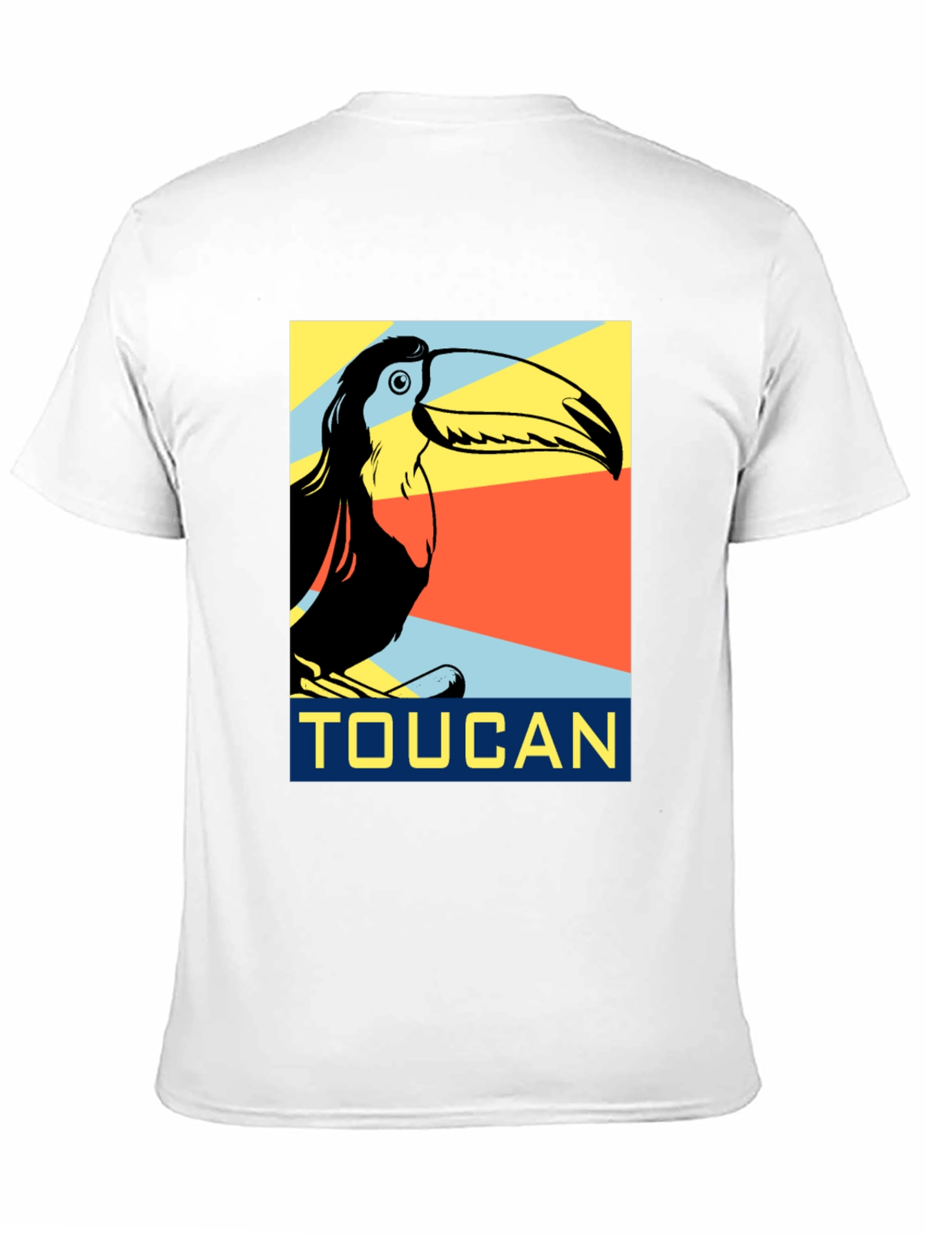 Toucan Graphic Print Black T-Shirt
