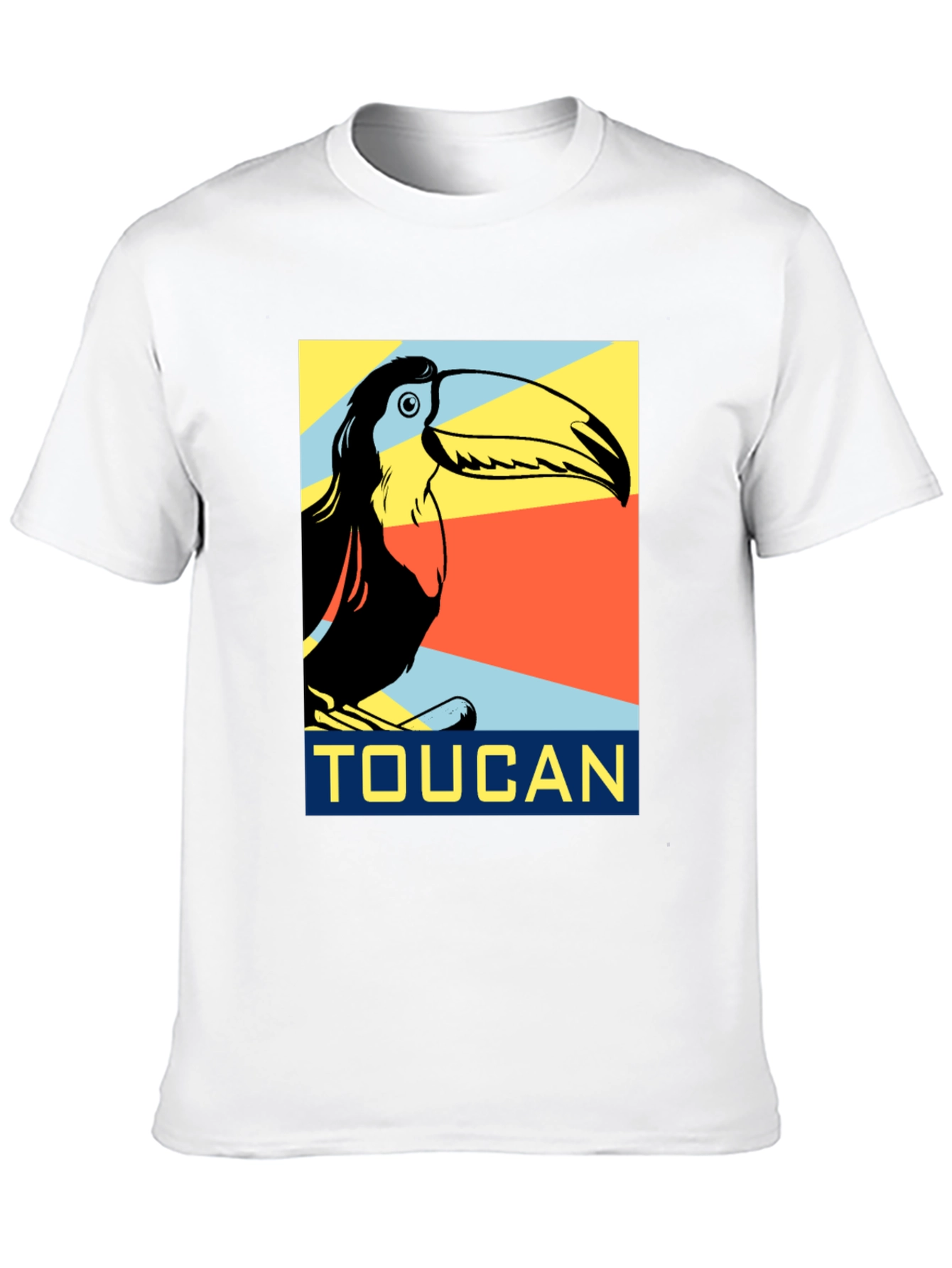 Toucan Graphic Print Black T-Shirt