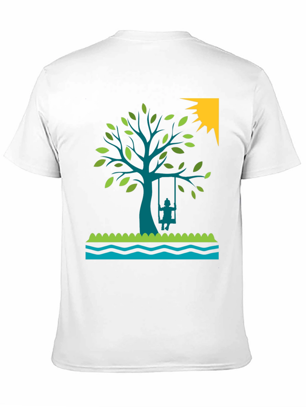 Tree Swing Graphic Tee - Nature Lovers Shirt