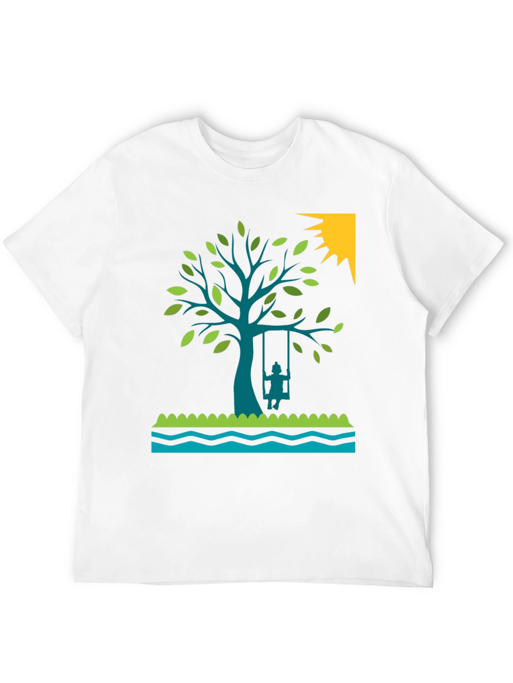 Tree Swing Graphic Tee - Nature Lovers Shirt
